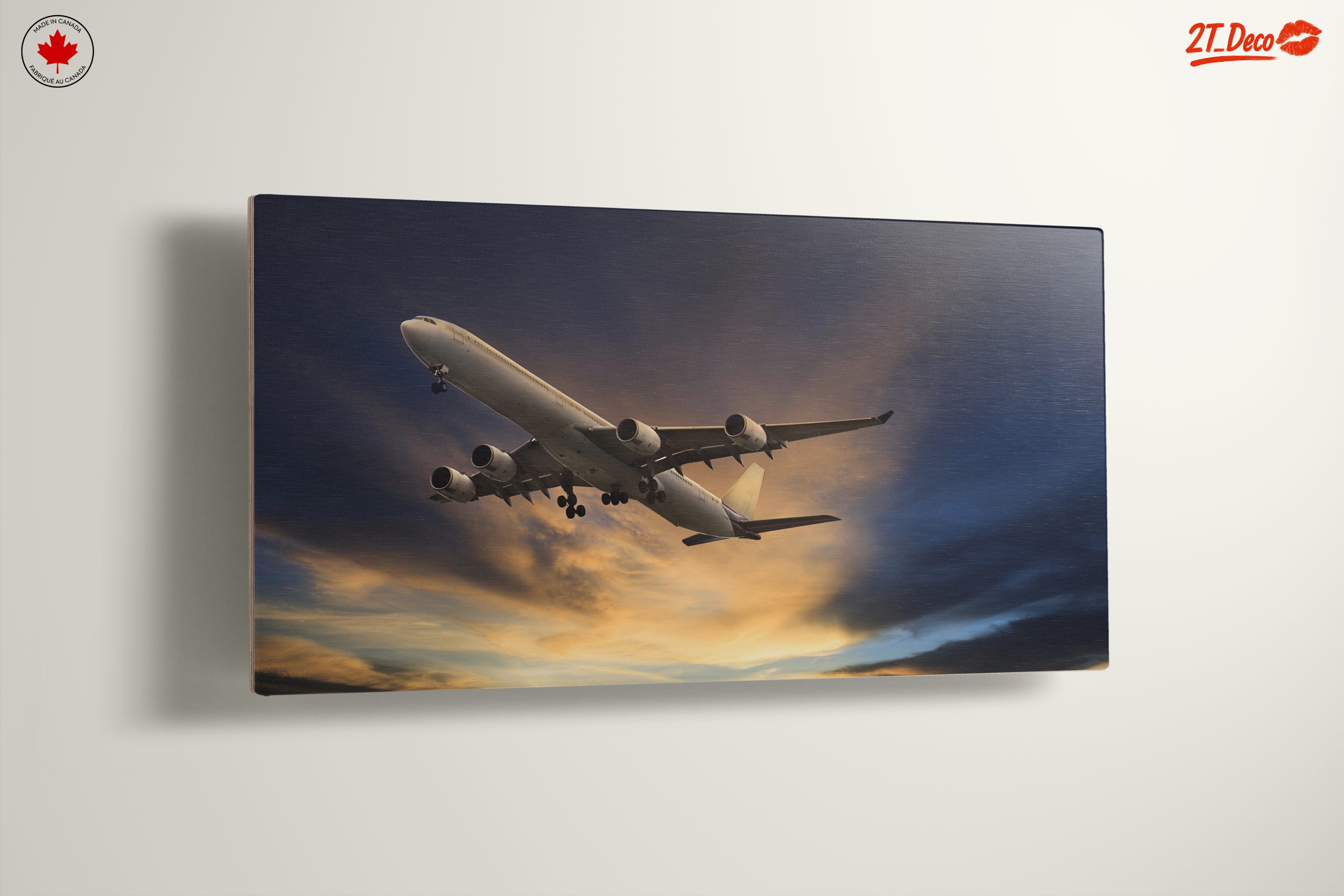 Airplane Flying Through Dramatic Sky - Image 13