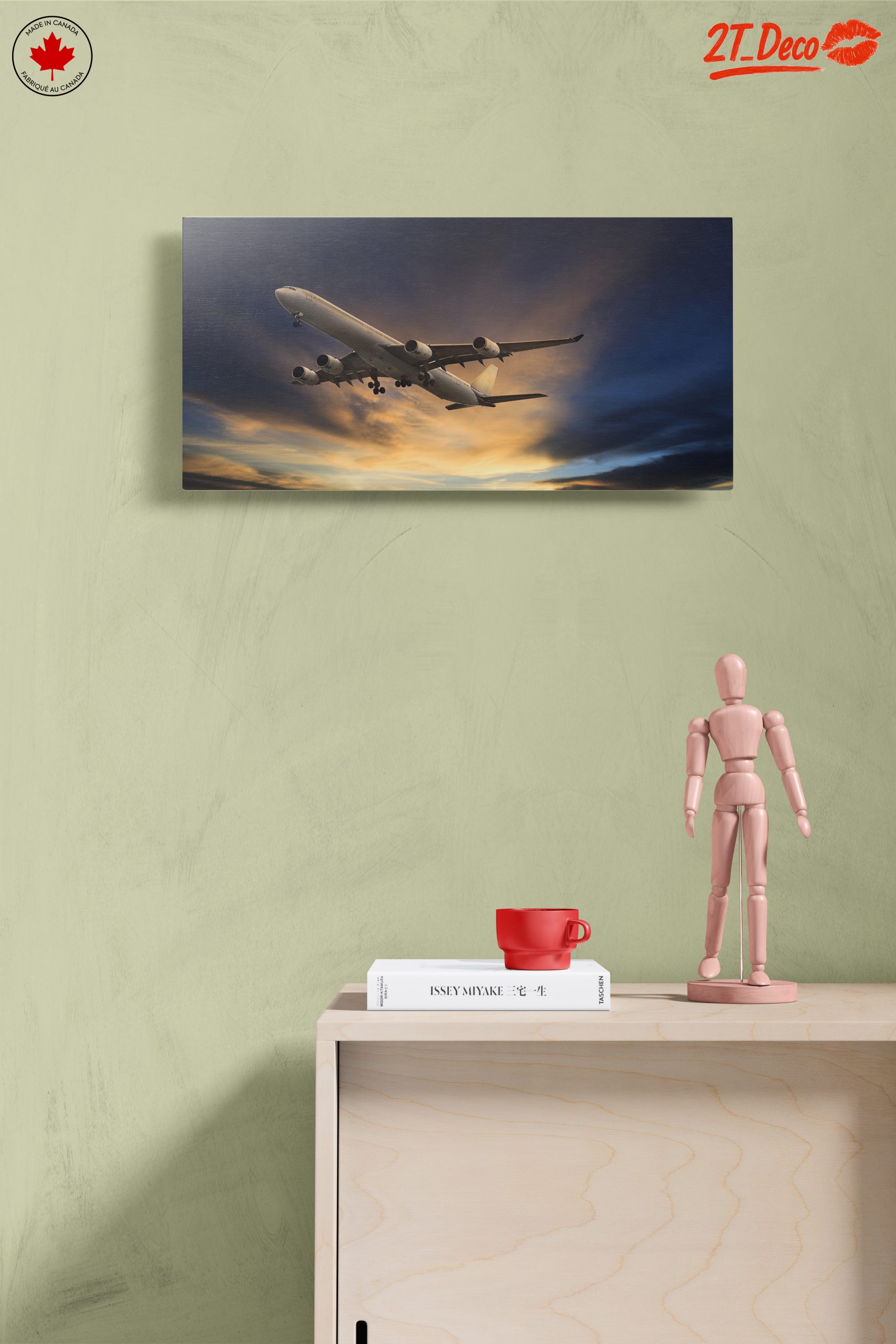 Airplane Flying Through Dramatic Sky - Image 14
