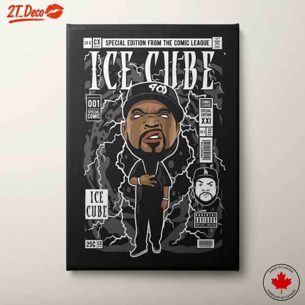 Ice Cube Inspired Hip Hop Character Art