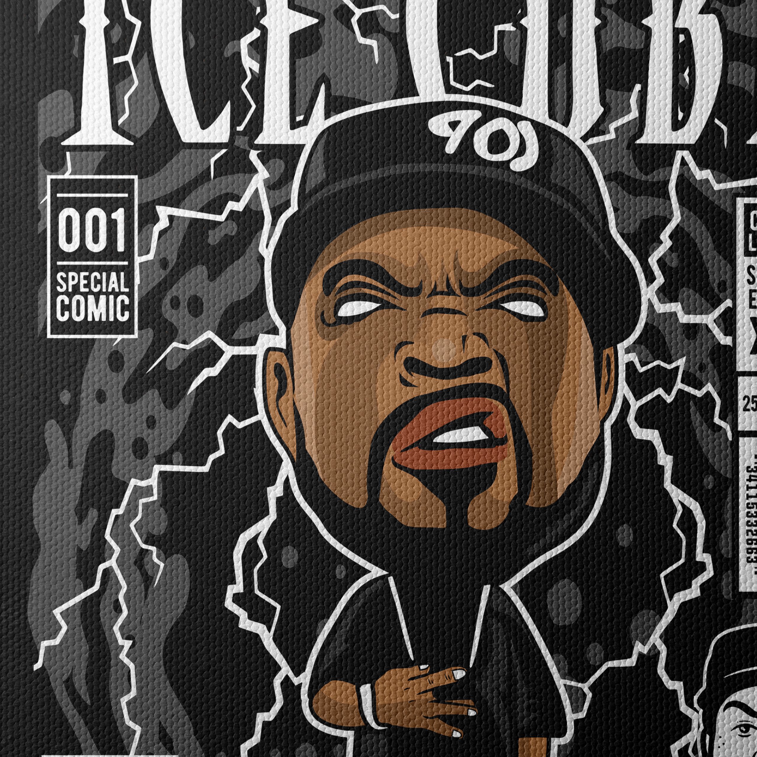 Ice Cube Inspired Hip Hop Character Art - Image 4