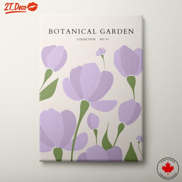 Stylized Floral Art for Botanical Gardens
