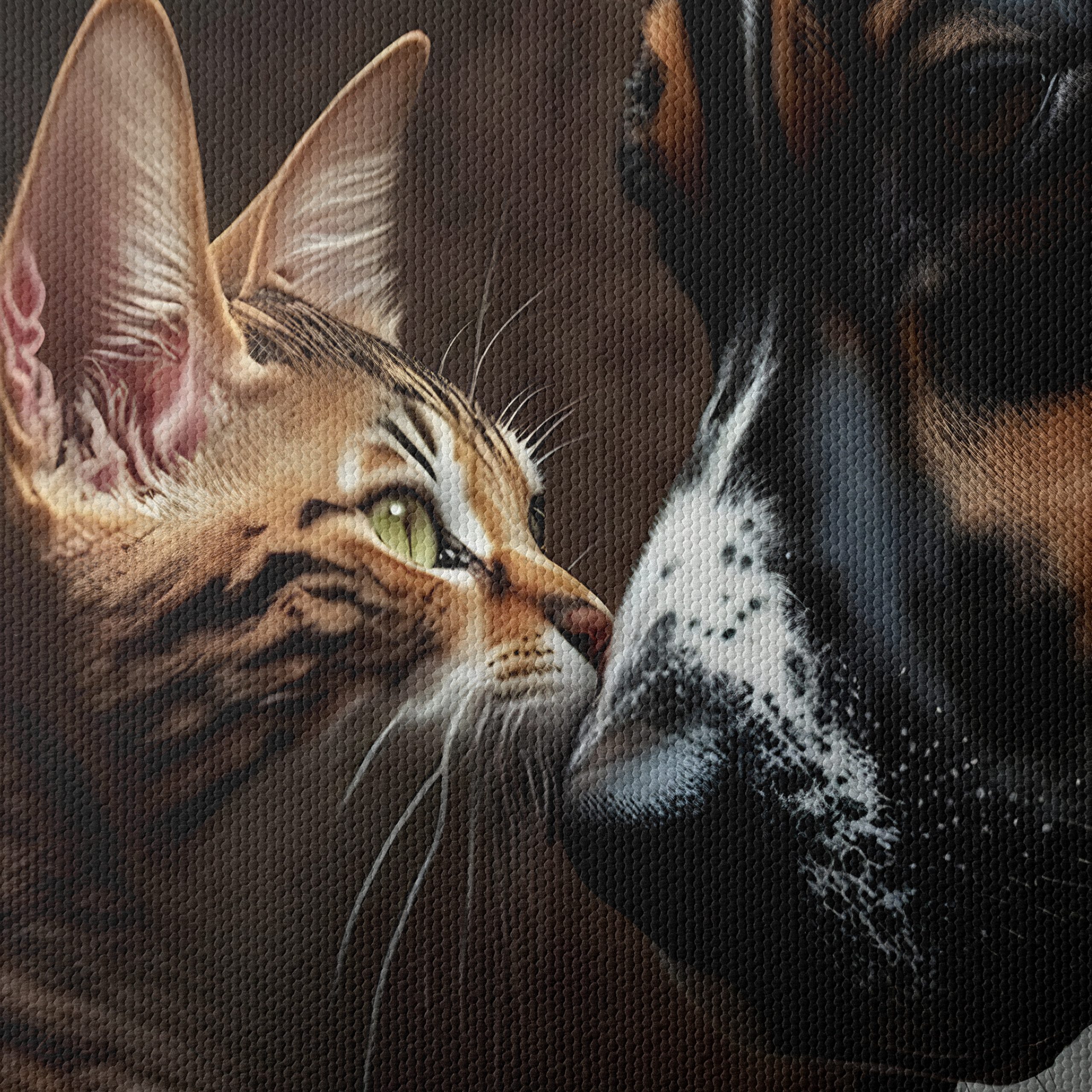 Affectionate Cat and Dog Portrait - Image 4