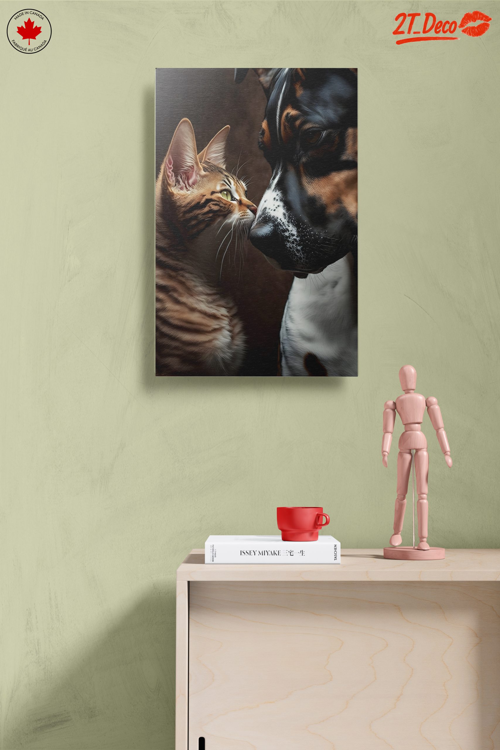 Affectionate Cat and Dog Portrait - Image 14