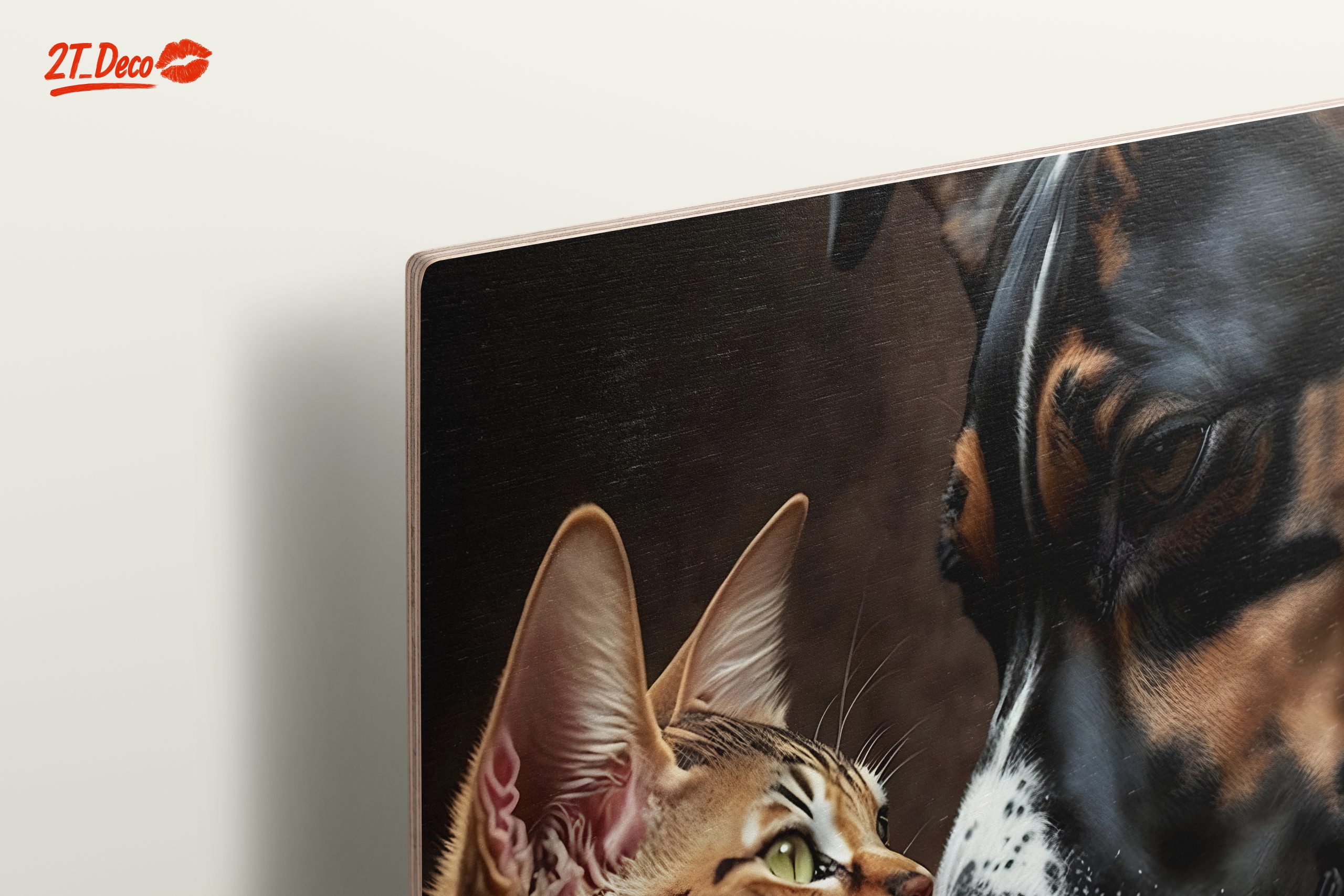 Affectionate Cat and Dog Portrait - Image 15