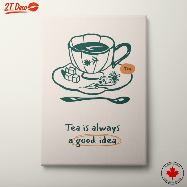 Tea Cup Still Life Illustration