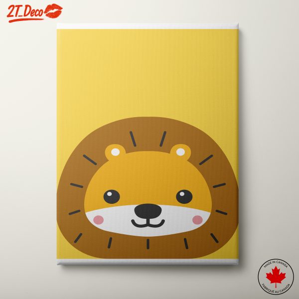 Cute Stylized Lion Art