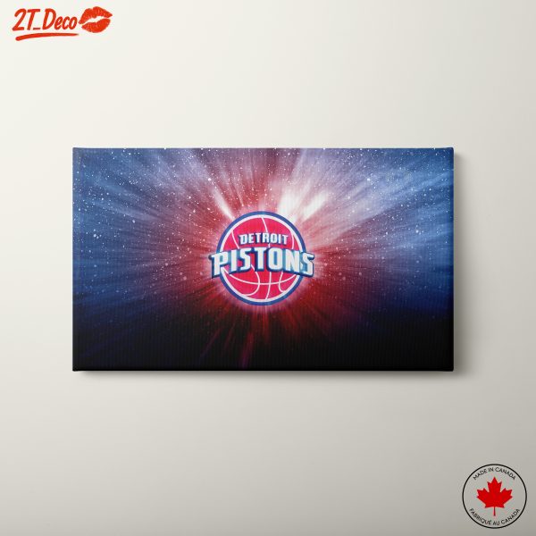 Detroit Pistons Basketball Logo Art