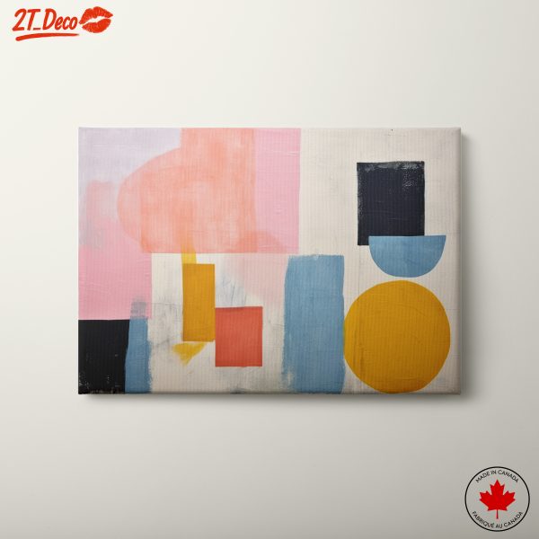 Colorful Geometric Abstract Wall Art