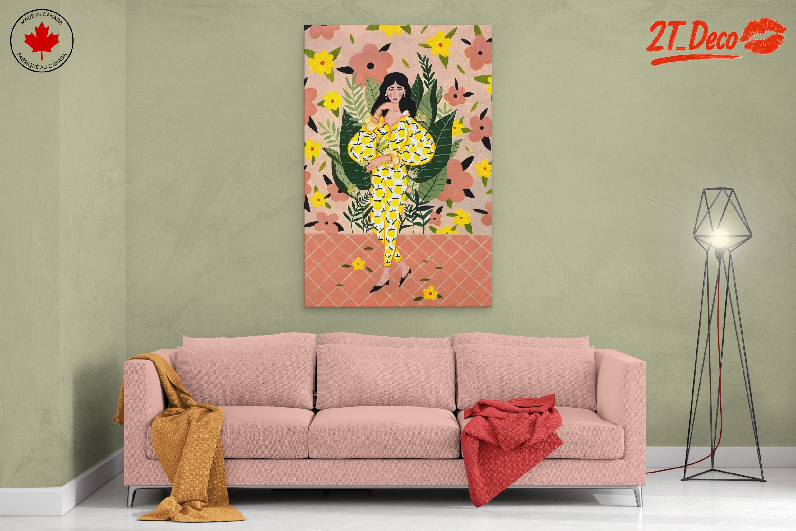 Stylized Floral Character Art - Image 2