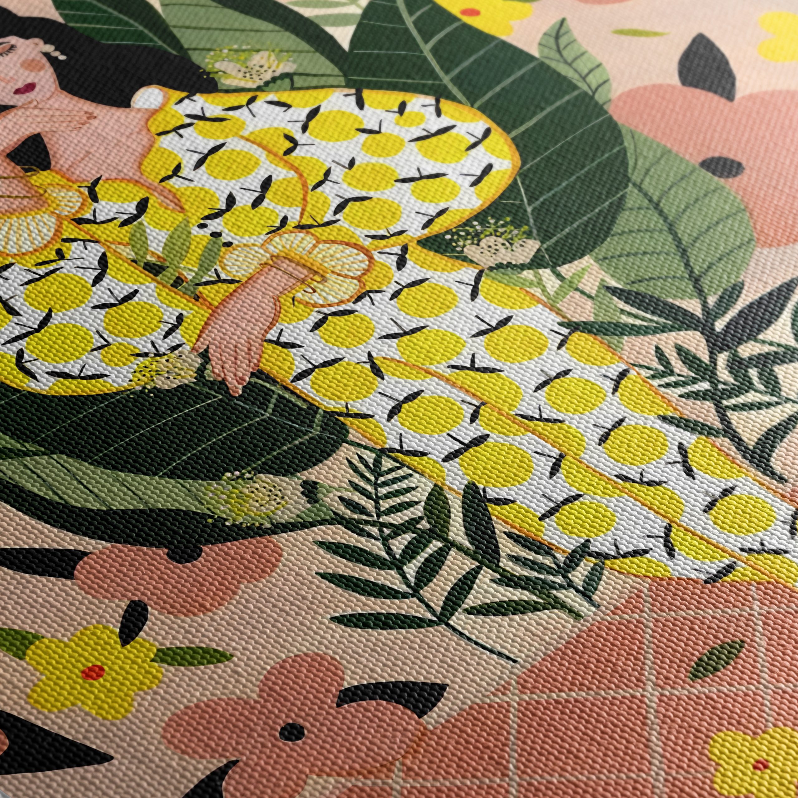 Stylized Floral Character Art - Image 5