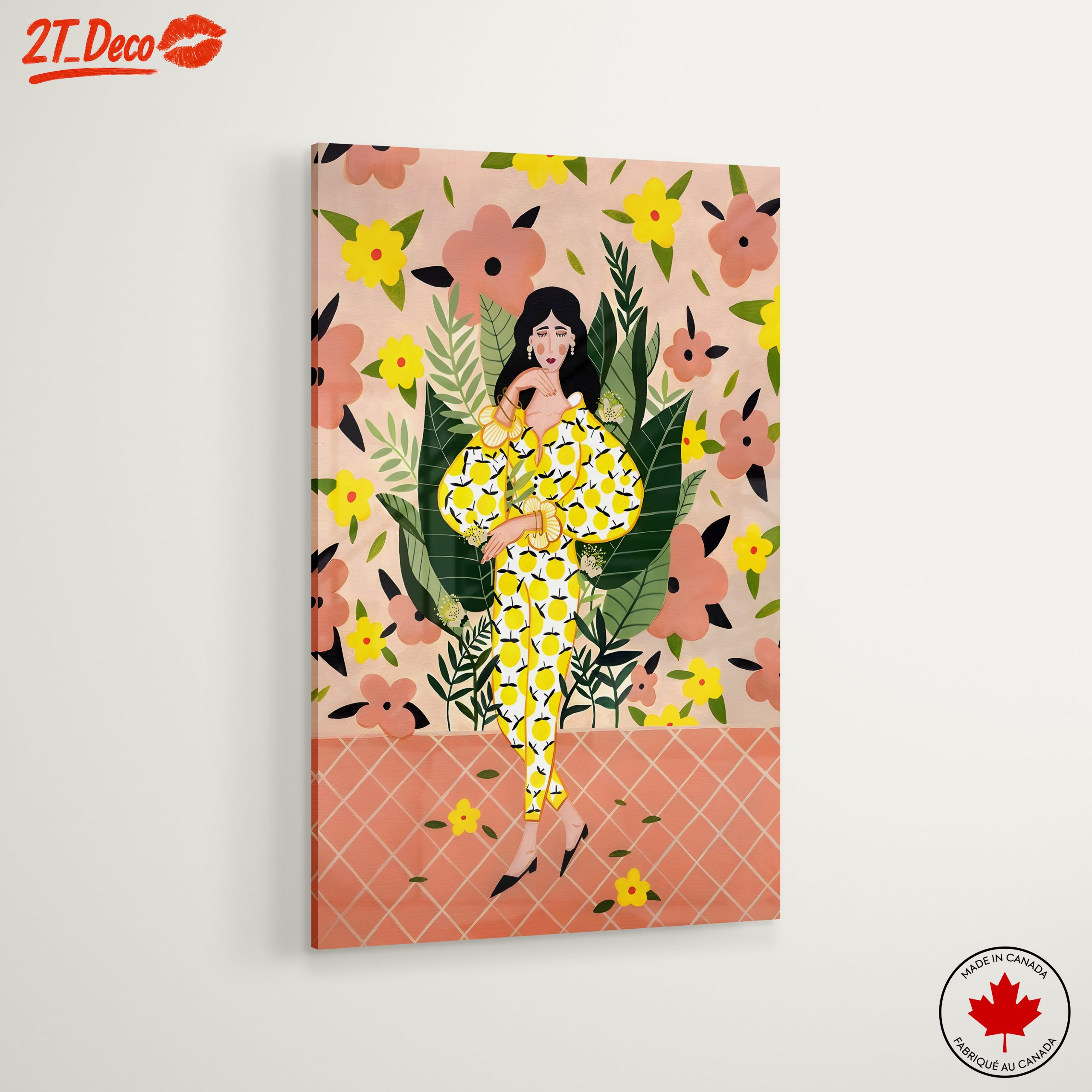 Stylized Floral Character Art - Image 6
