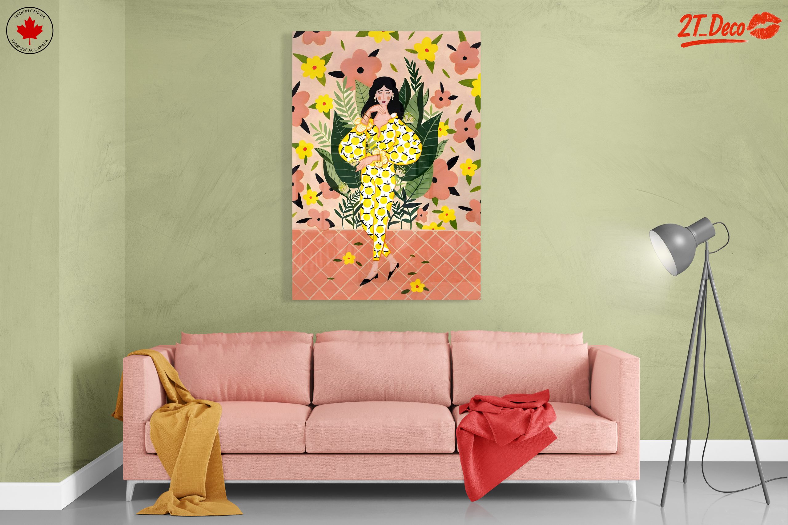 Stylized Floral Character Art - Image 7