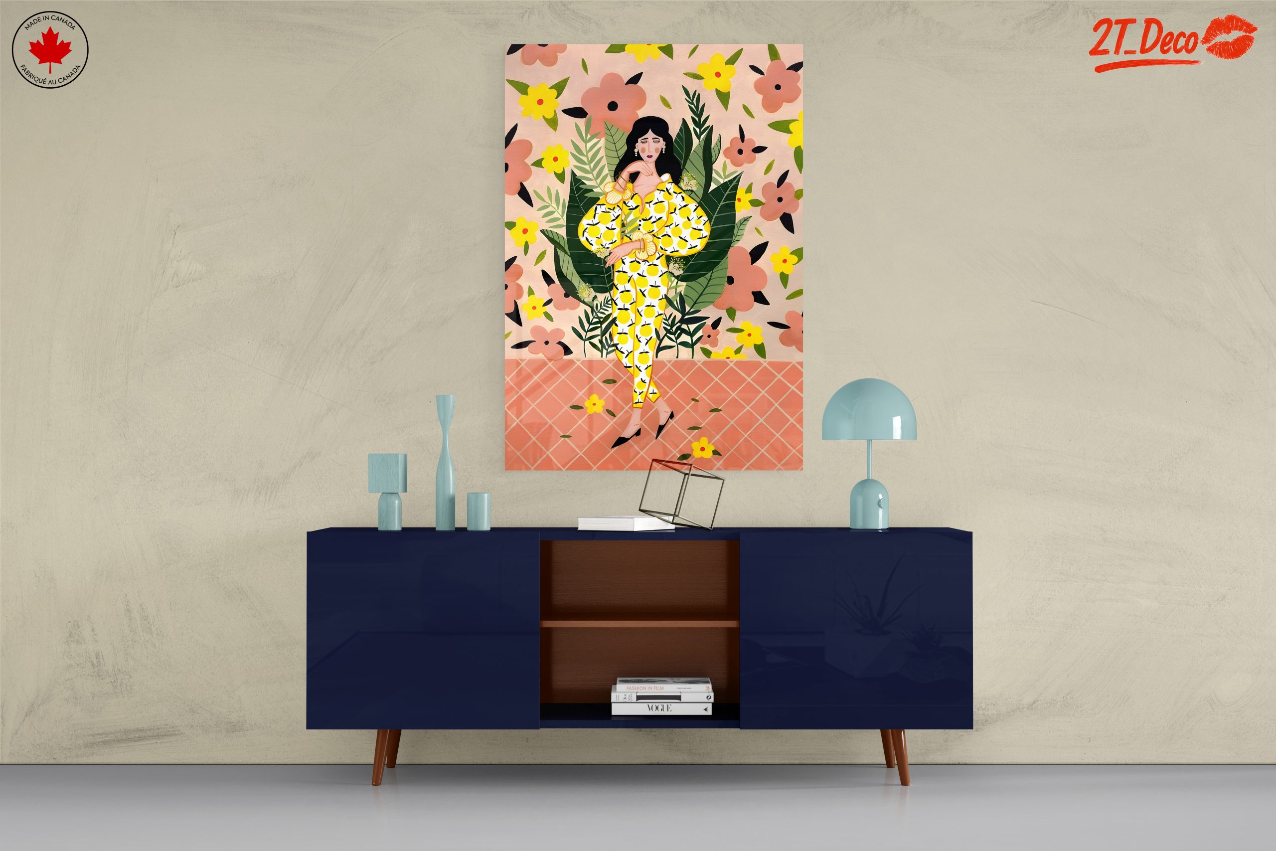 Stylized Floral Character Art - Image 8