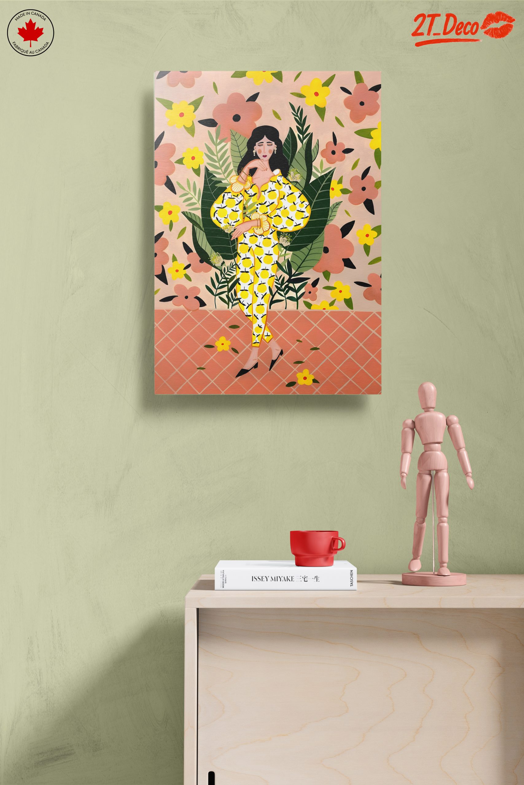 Stylized Floral Character Art - Image 14