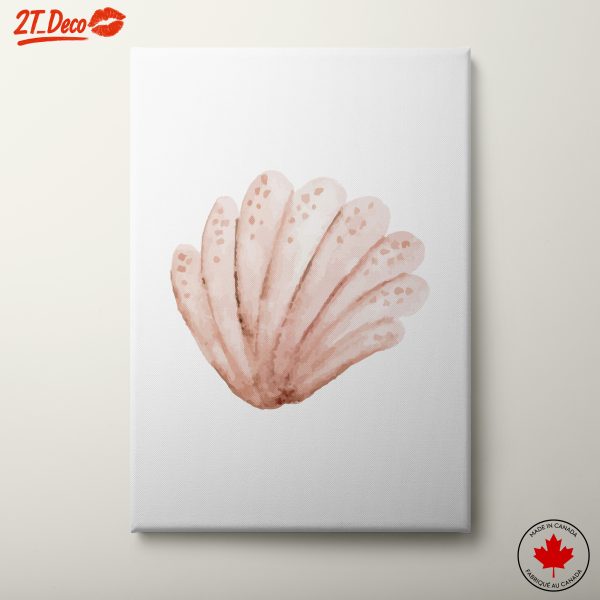 Stylized Seashell Art for Coastal Living