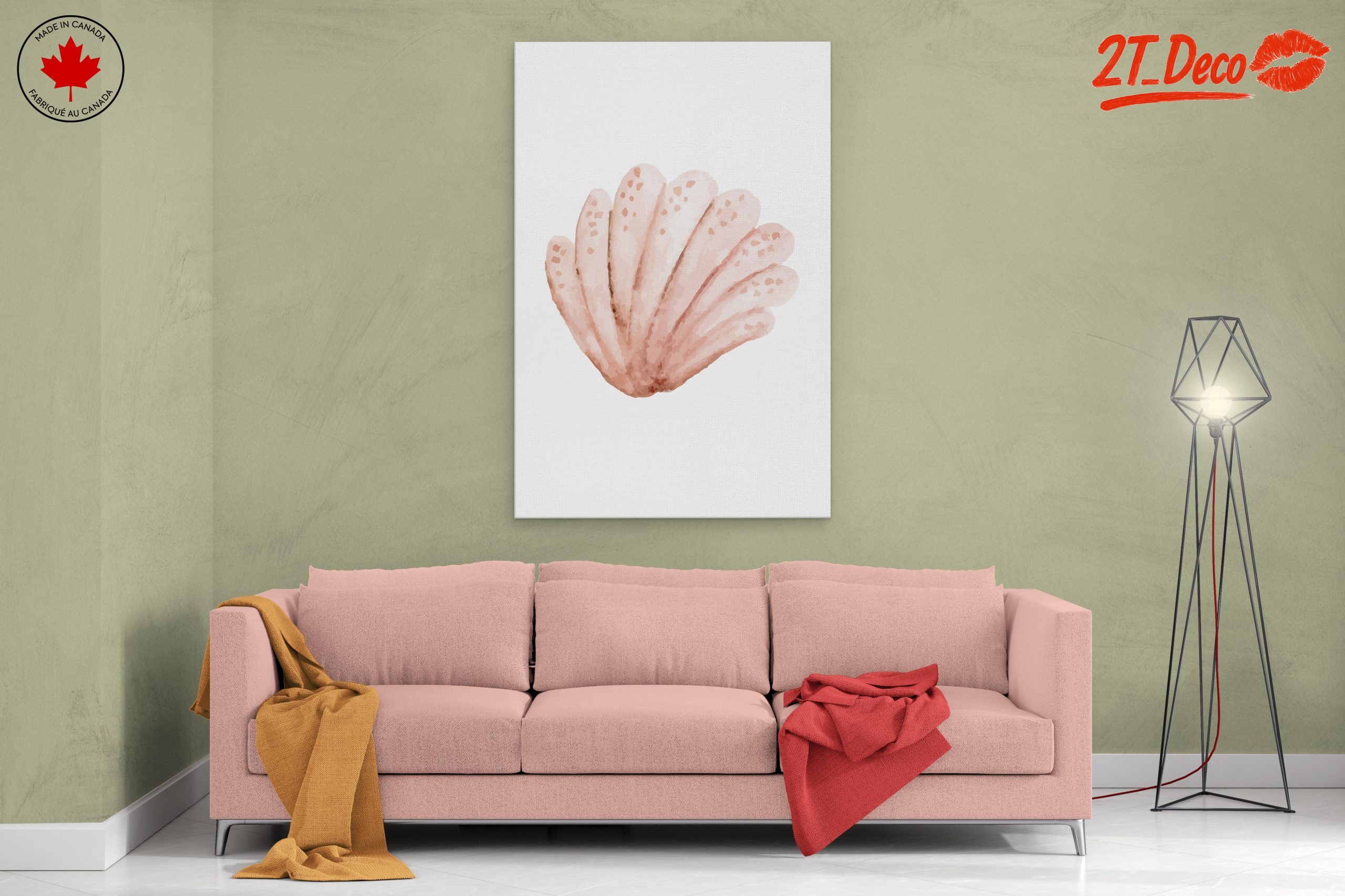 Stylized Seashell Art for Coastal Living - Image 2