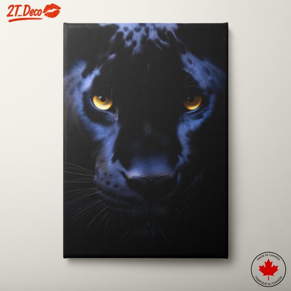 Majestic Panther Close-Up Art