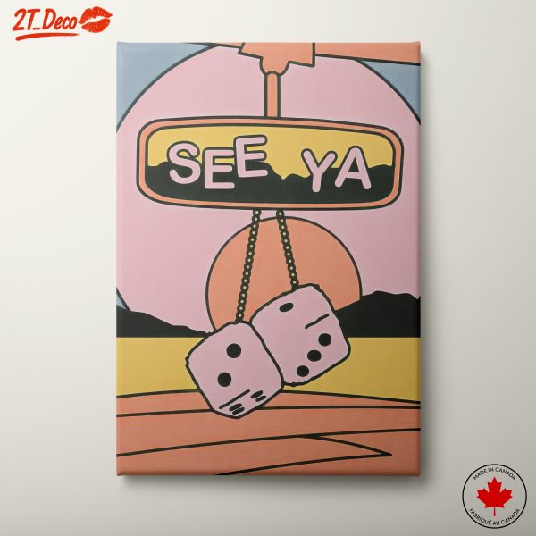 Playful Contemporary Pop Art with Dice