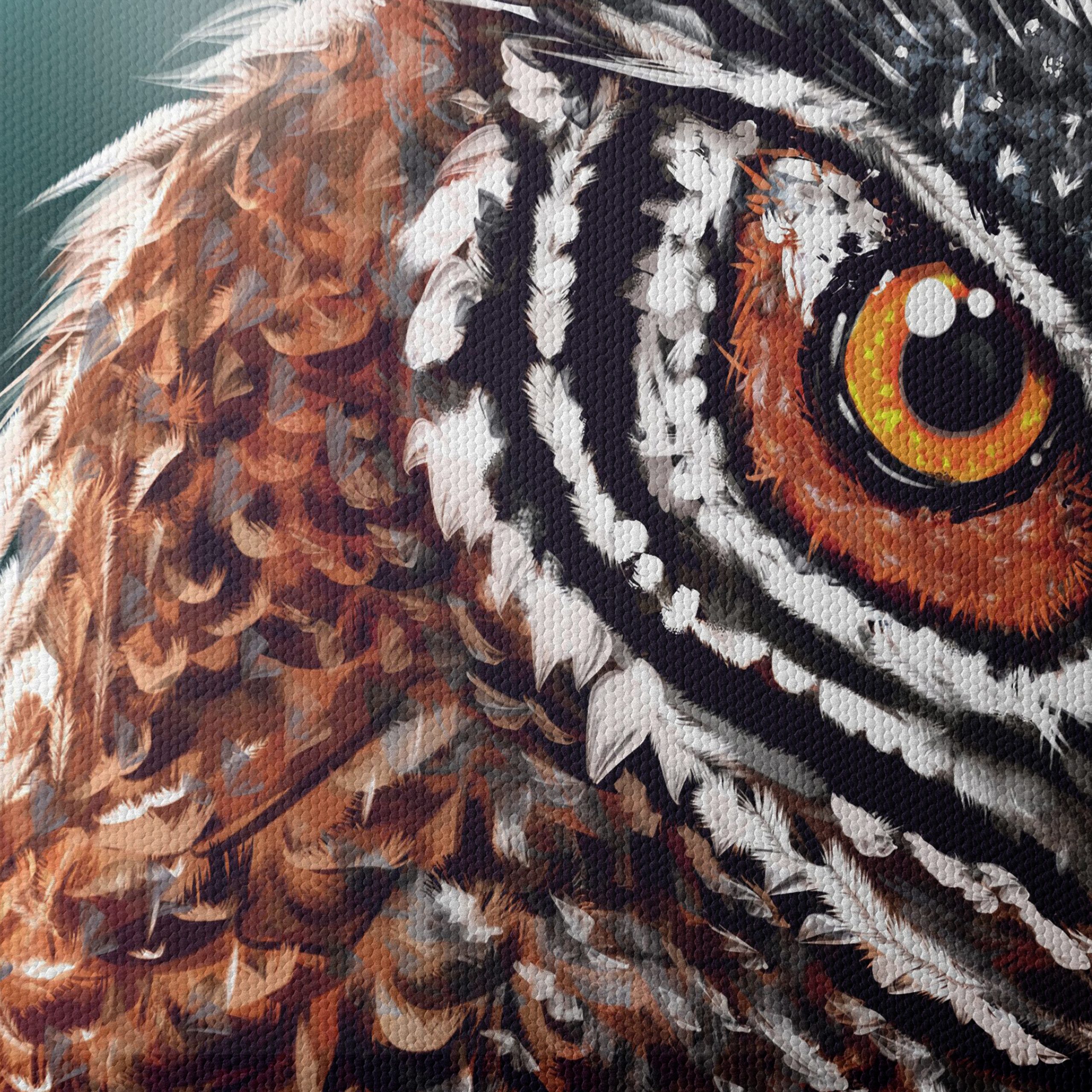 Realistic Owl Portrait on a Soft Background - Image 4