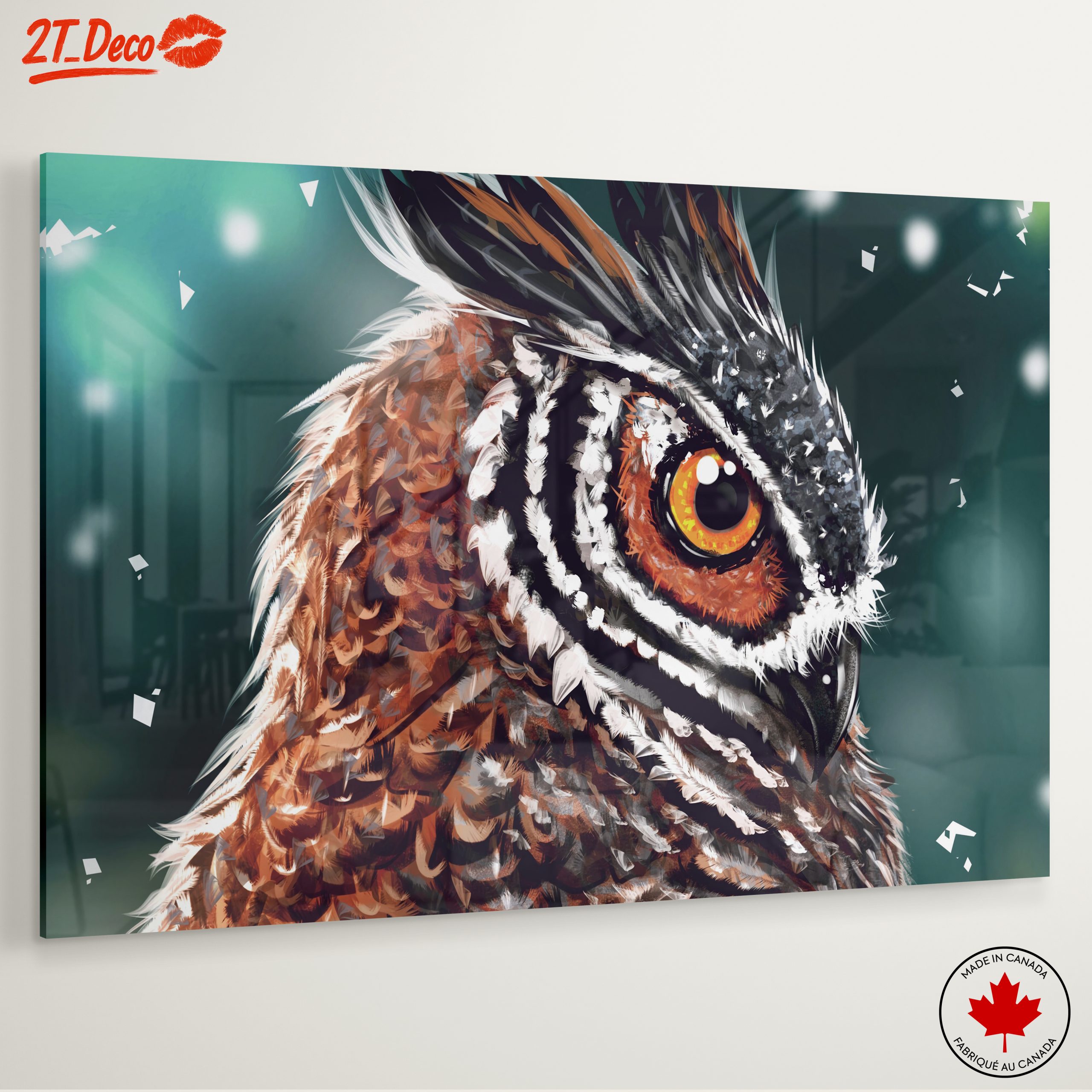 Realistic Owl Portrait on a Soft Background - Image 6