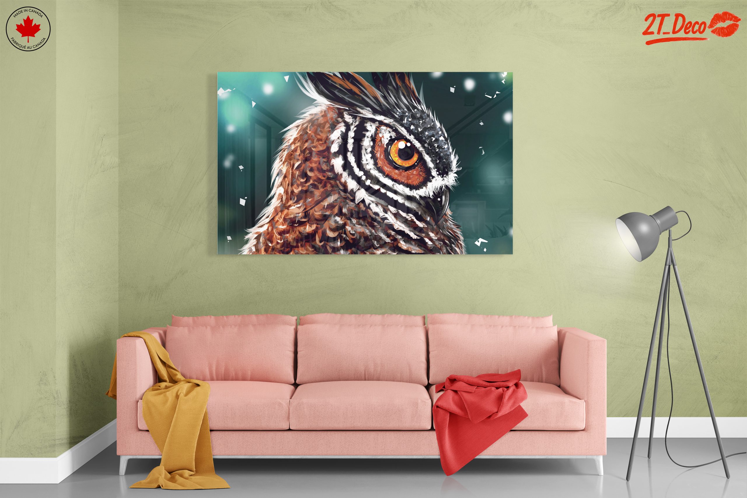 Realistic Owl Portrait on a Soft Background - Image 7