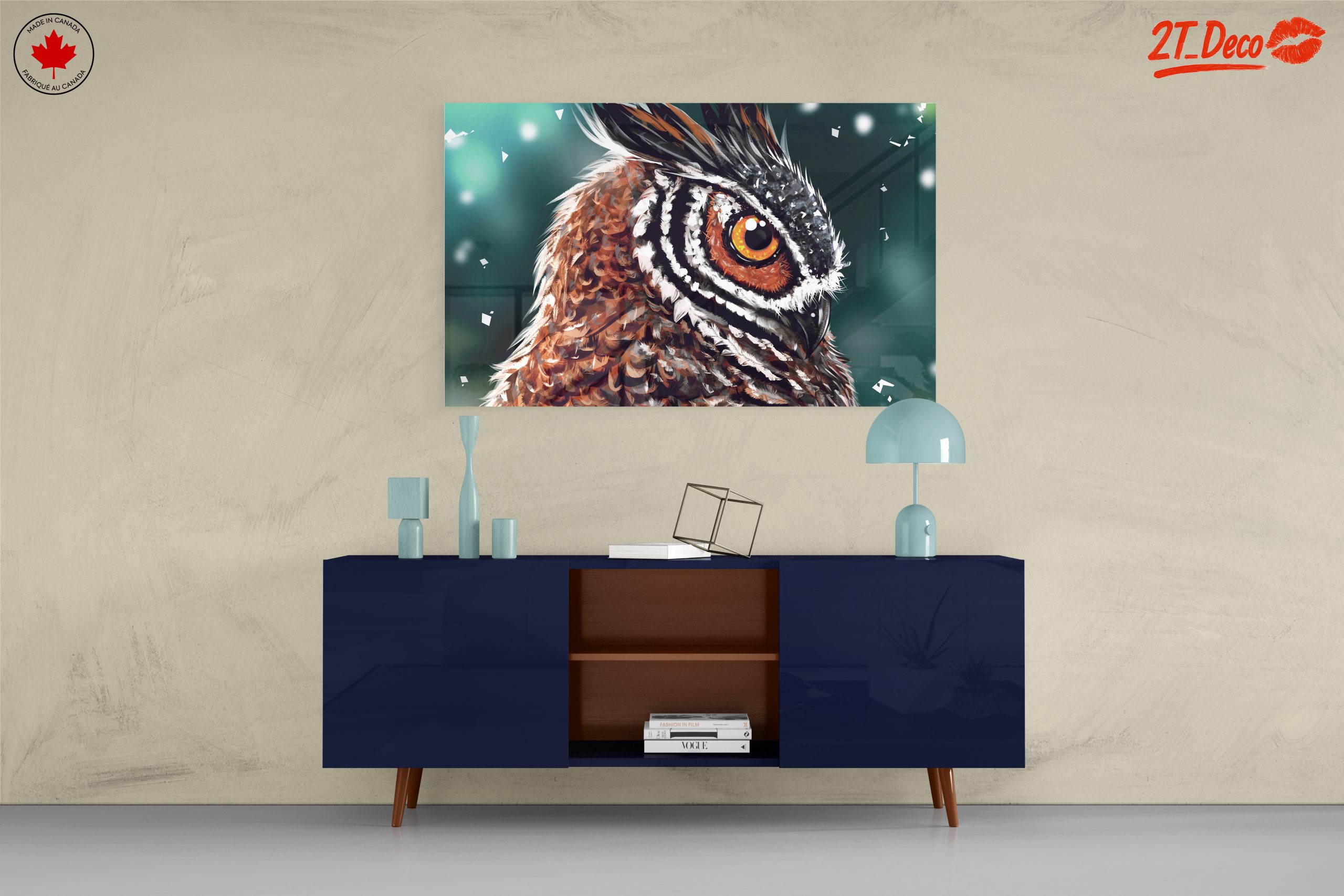 Realistic Owl Portrait on a Soft Background - Image 8