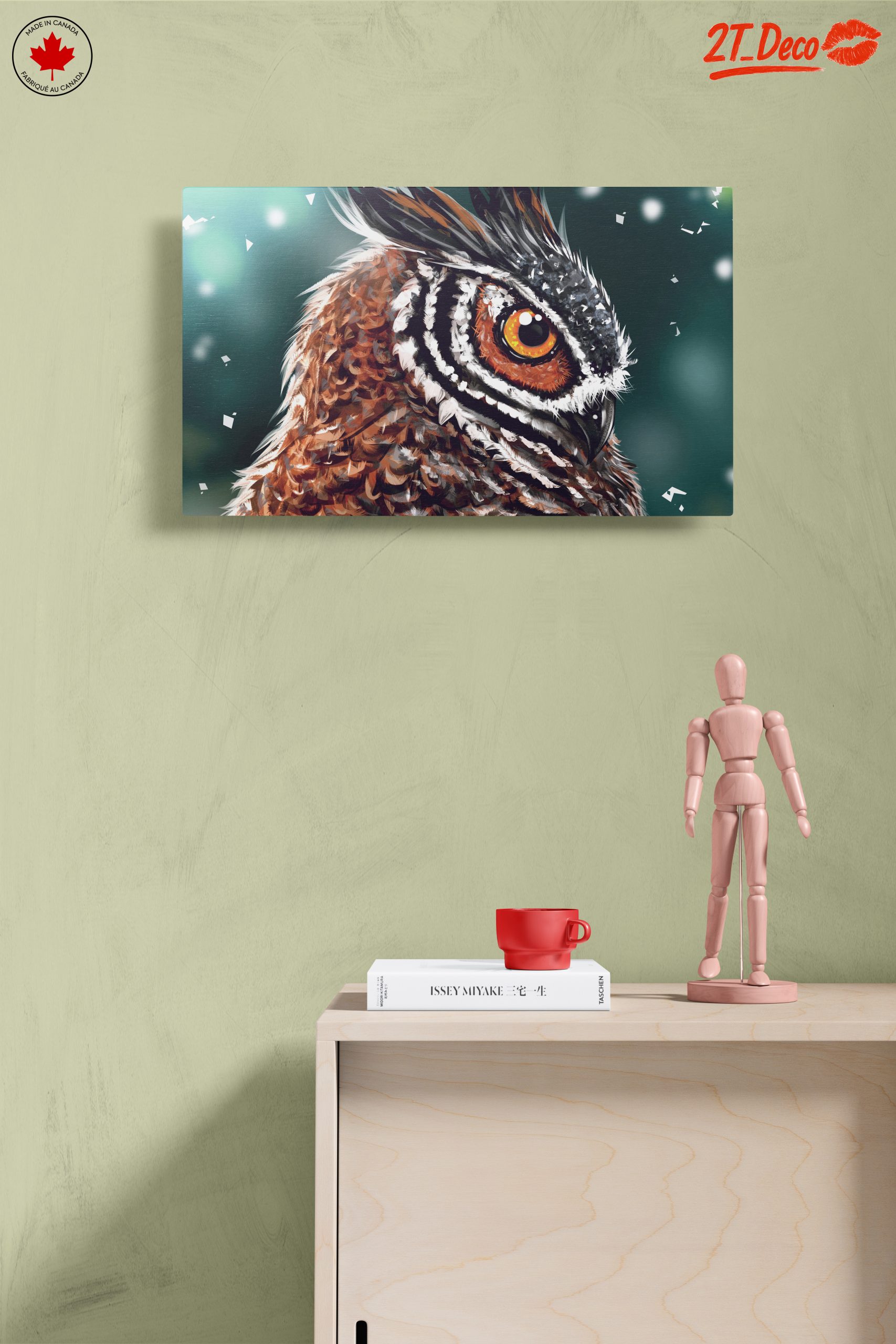 Realistic Owl Portrait on a Soft Background - Image 14