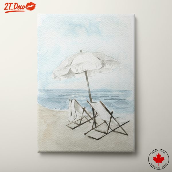 Serene Beach Relaxation Scene