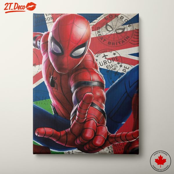 Spider-Man Comic Art Featuring British Elements