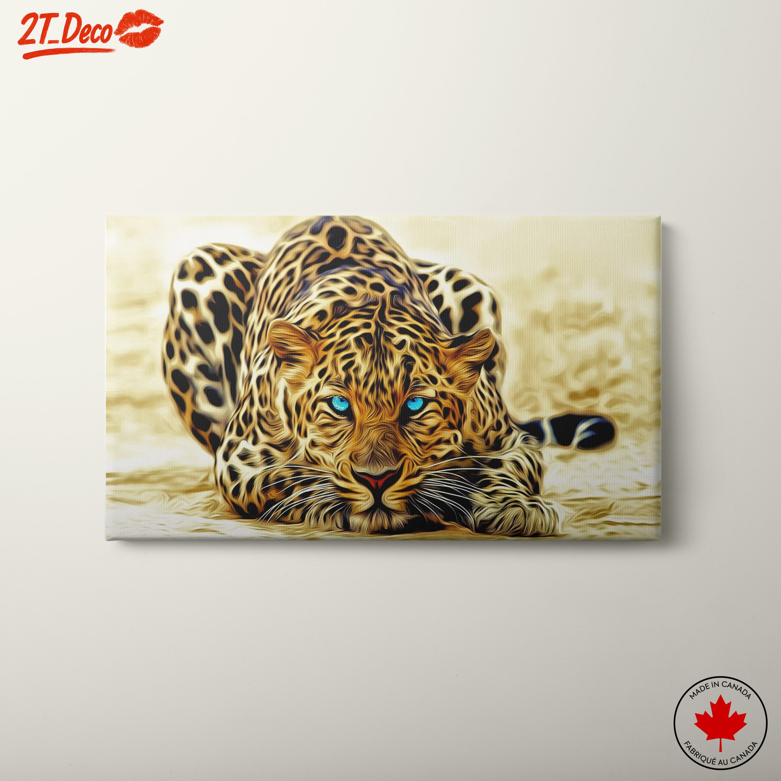 Stylized Leopard Art
