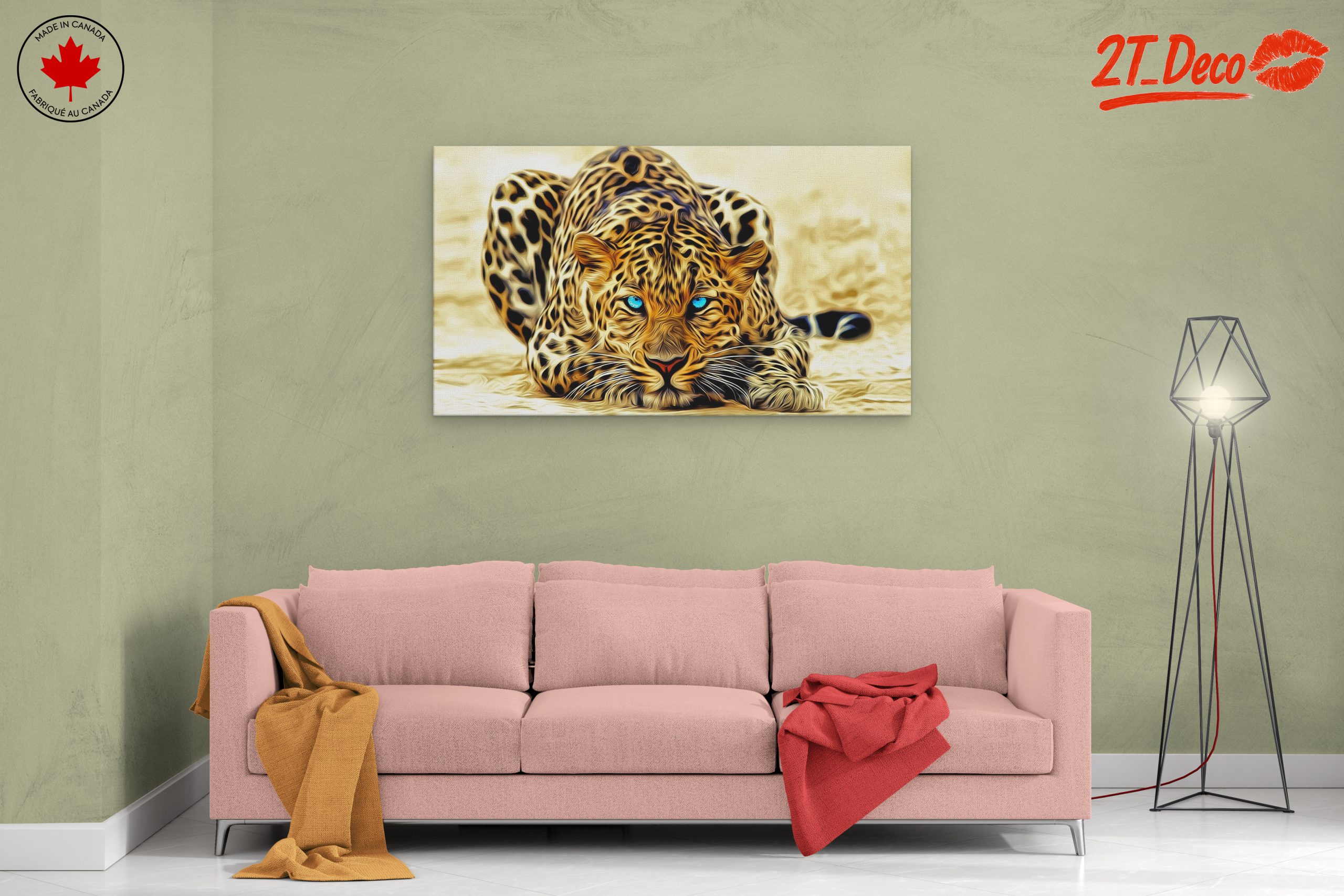 Stylized Leopard Art - Image 2