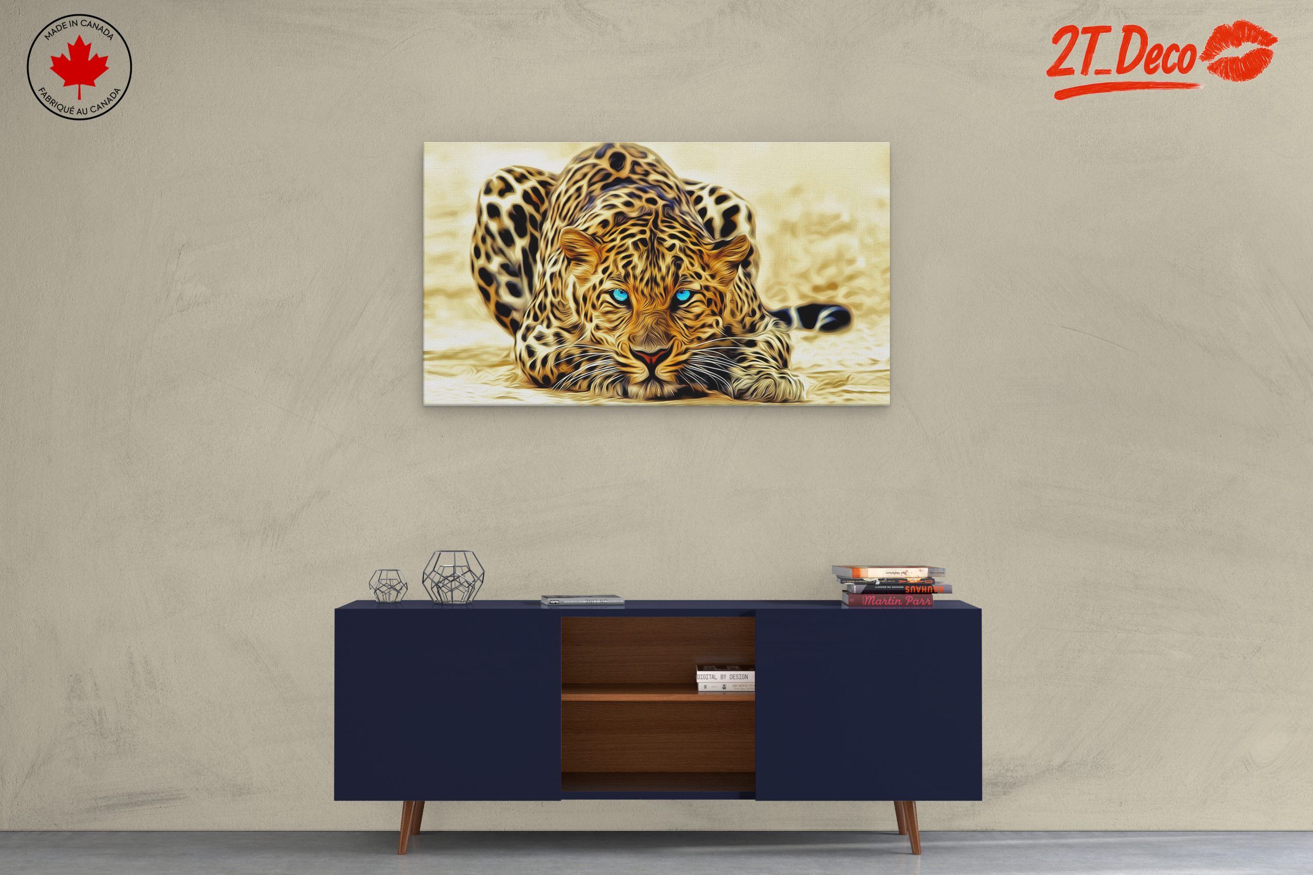 Stylized Leopard Art - Image 3