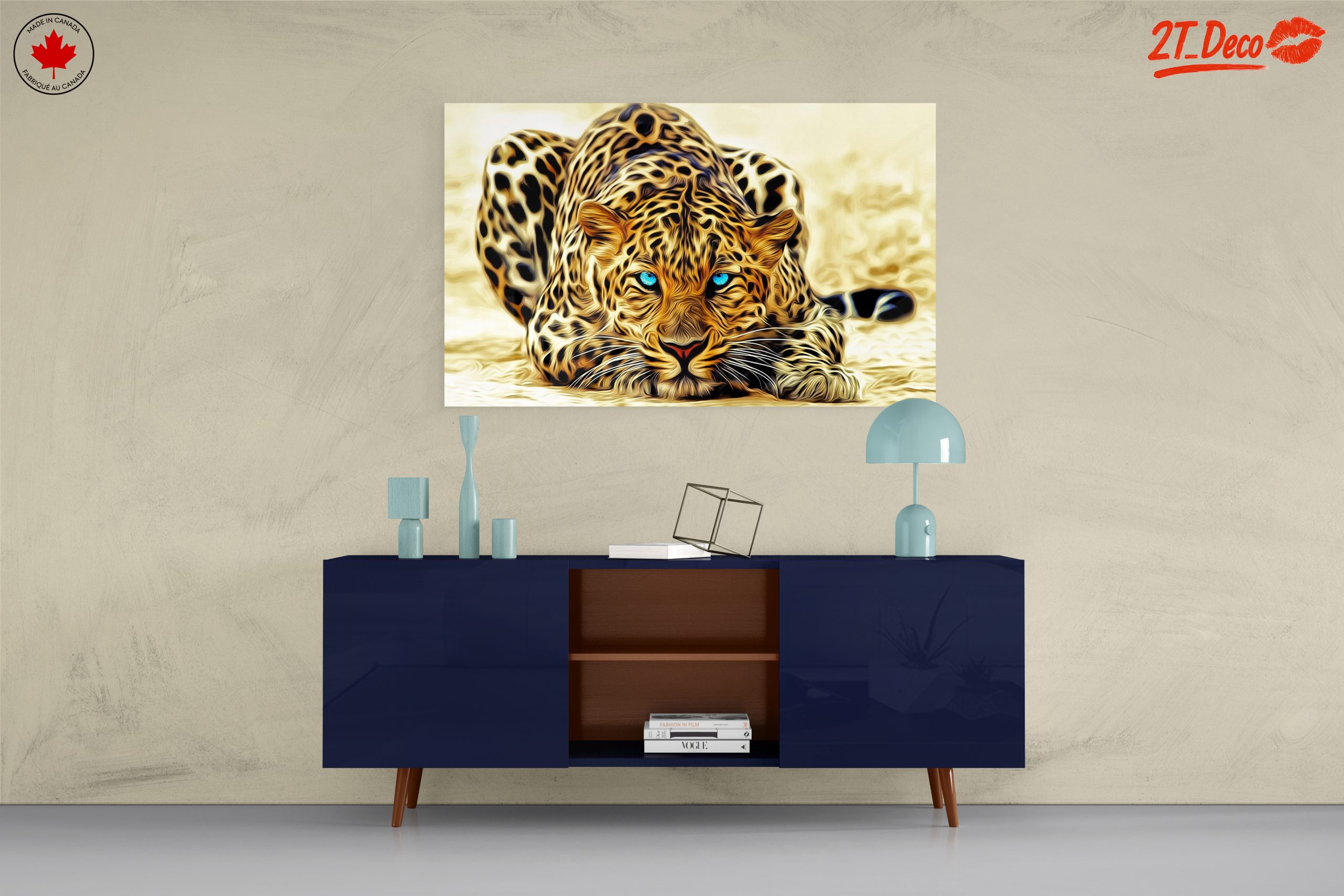 Stylized Leopard Art - Image 8