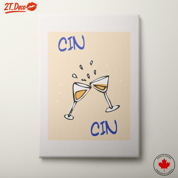 Celebratory Drinks Illustration for Party Decor