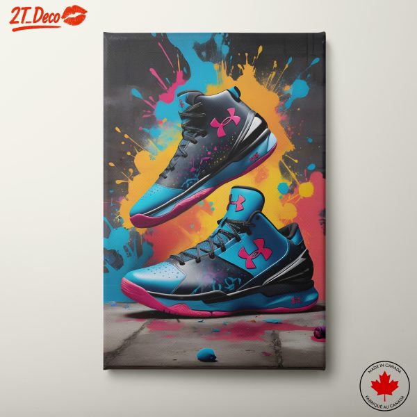 Colorful Under Armour Basketball Sneakers