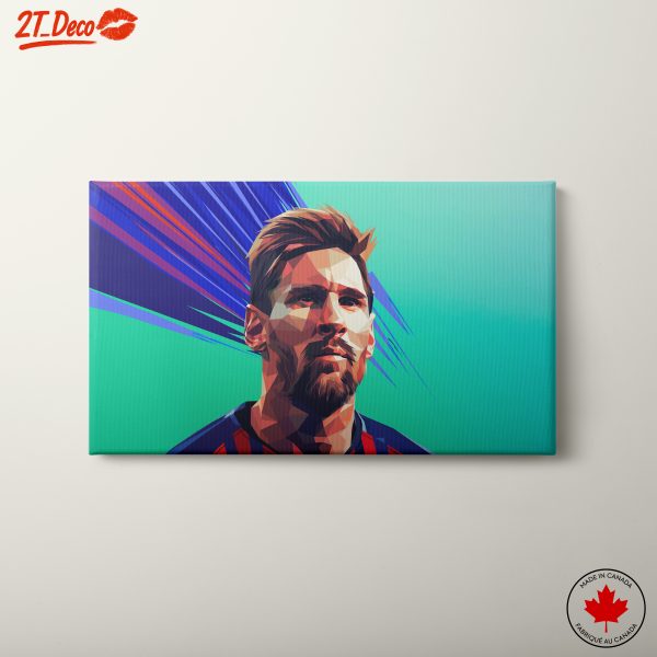 Stylized Portrait of a Sports Icon