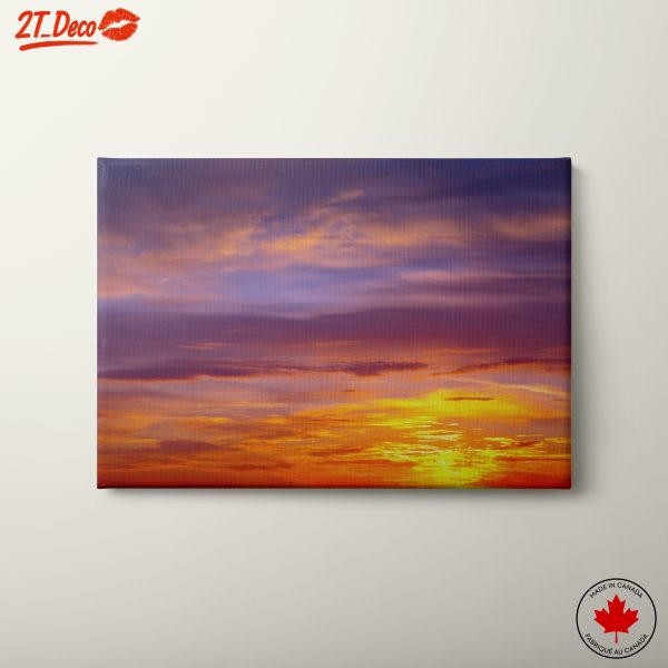 Vibrant Sunrise Sky Art