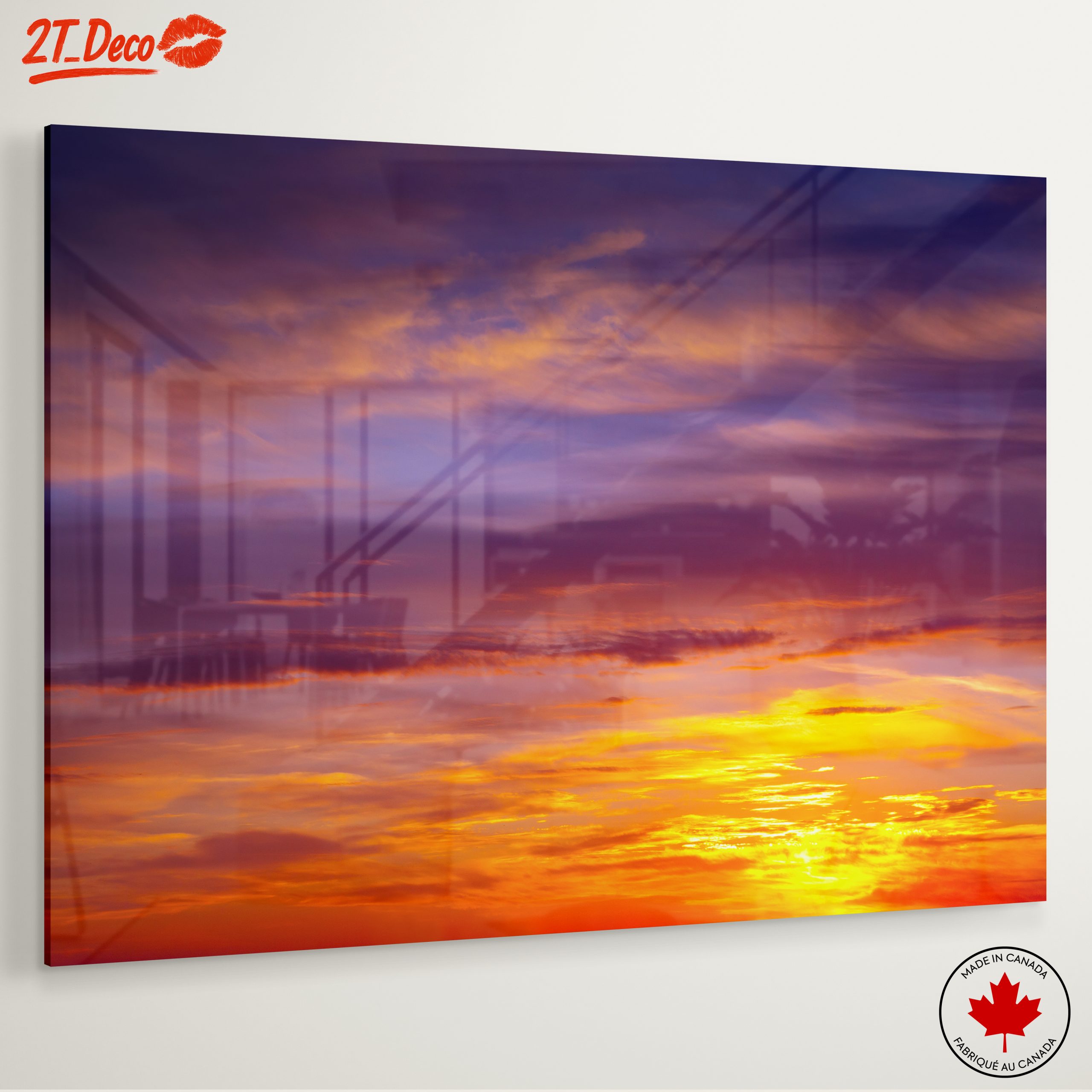 Vibrant Sunrise Sky Art - Image 6