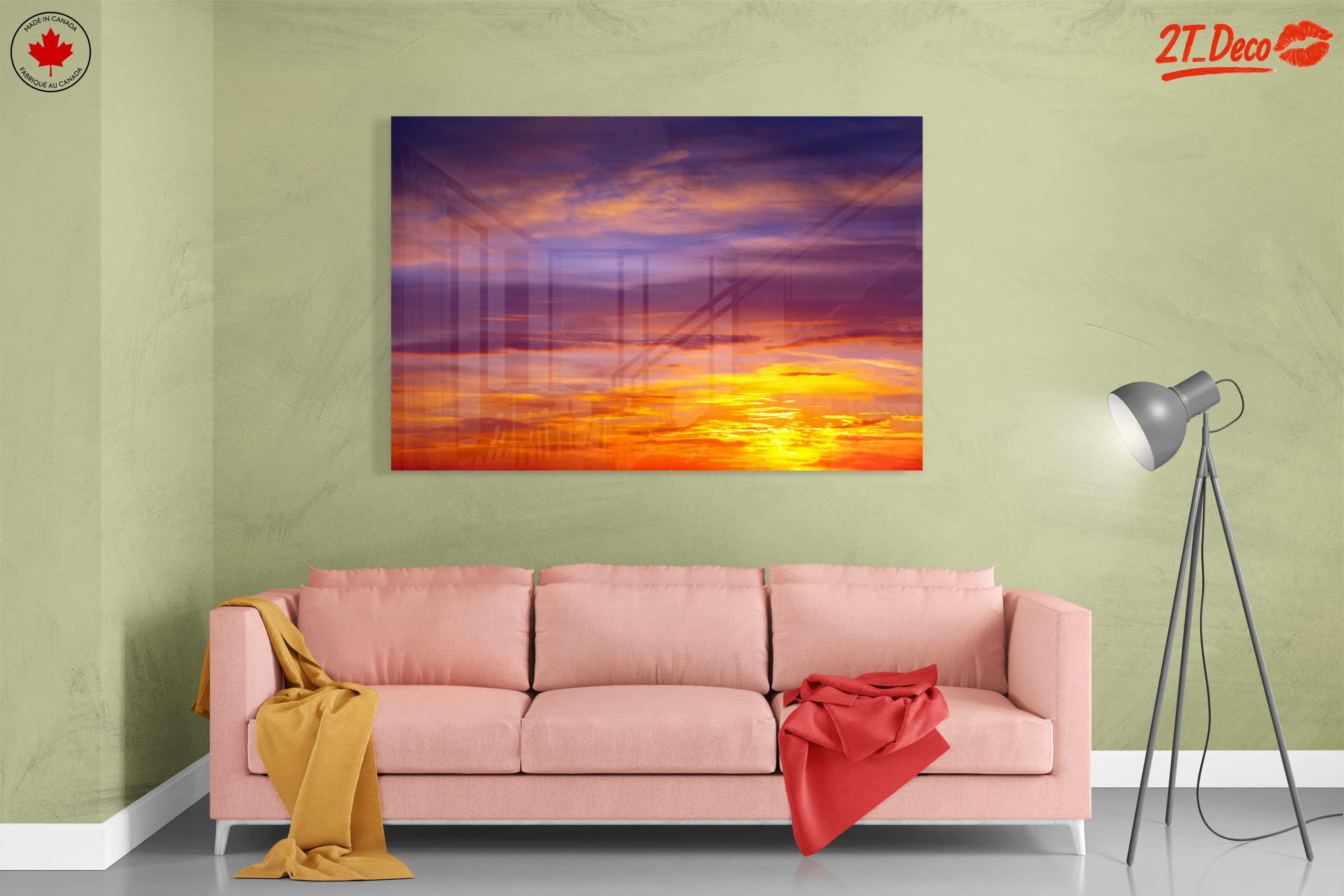 Vibrant Sunrise Sky Art - Image 7