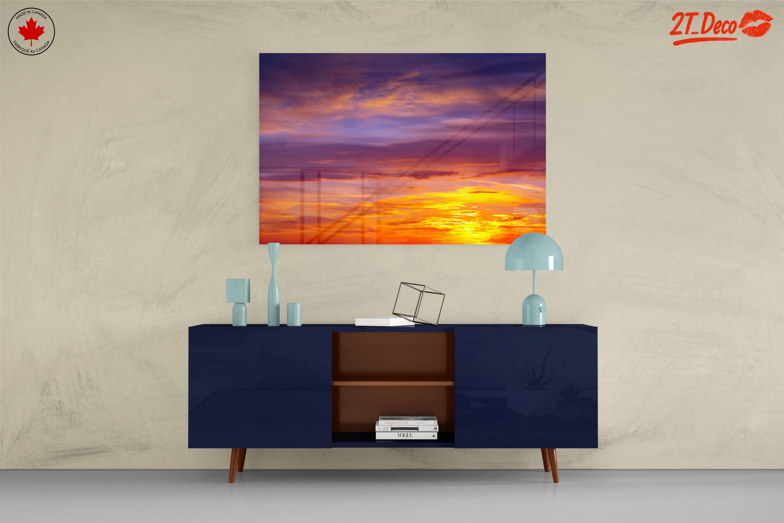 Vibrant Sunrise Sky Art - Image 8