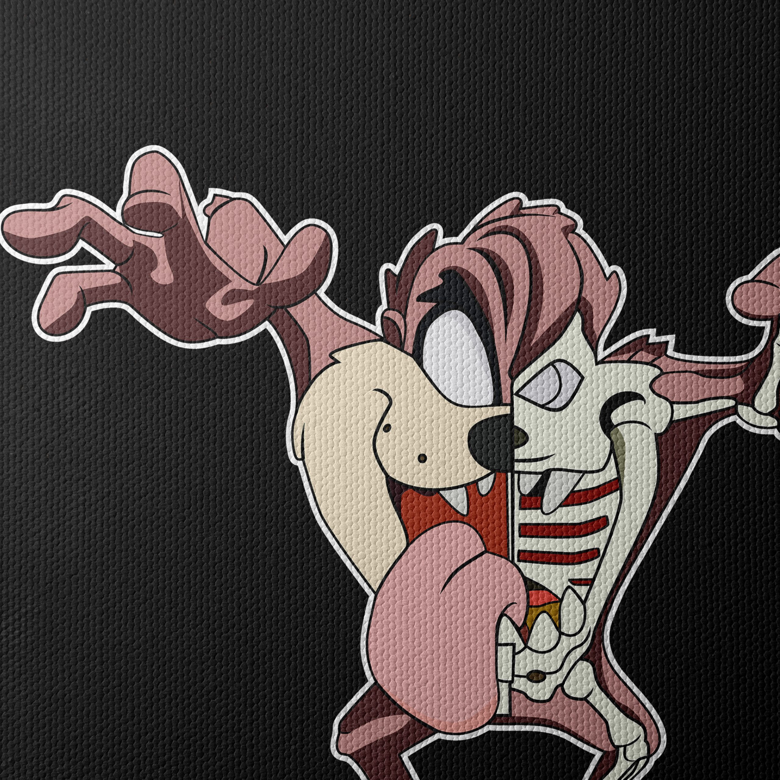 Cartoon Character with Skeleton Design - Image 4