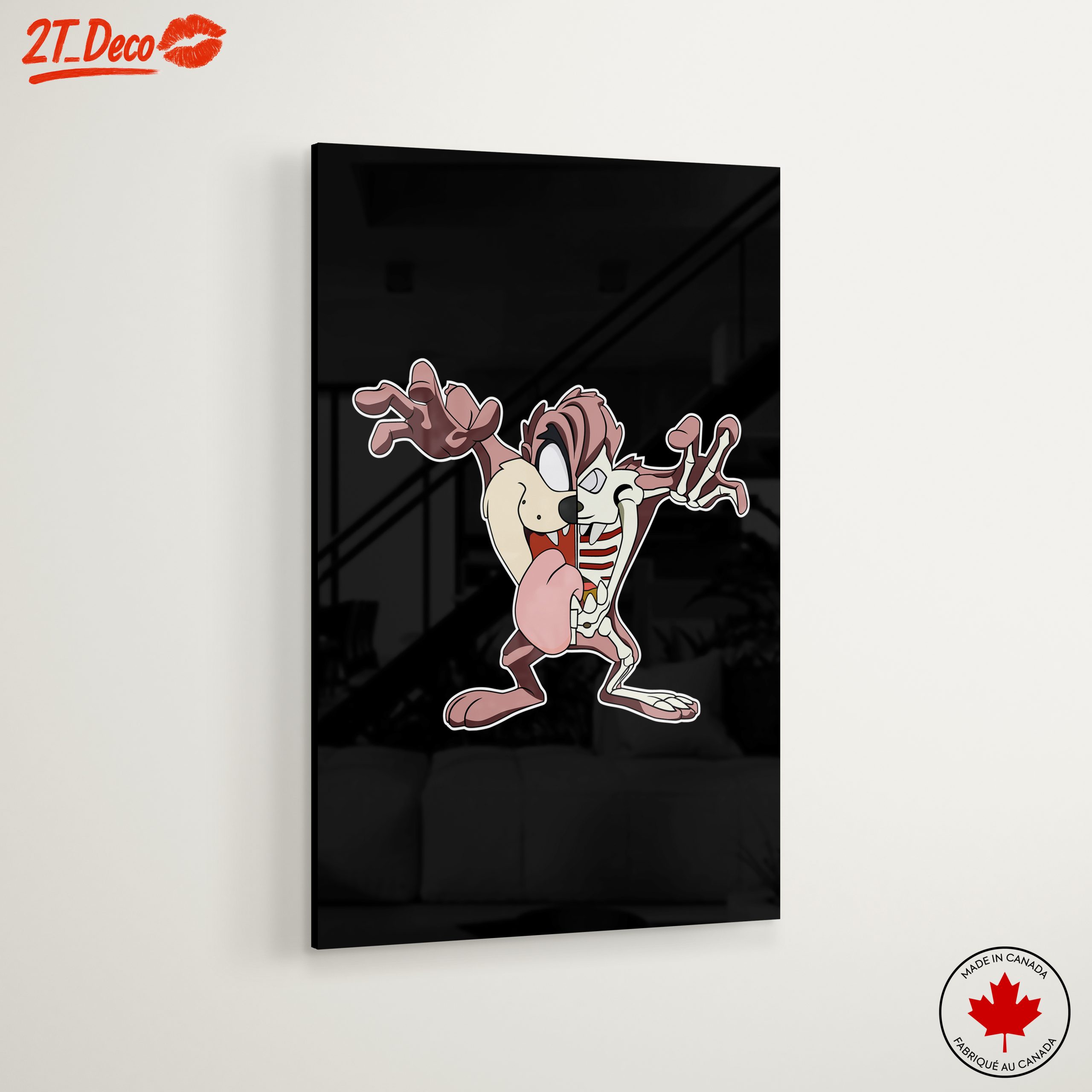 Cartoon Character with Skeleton Design - Image 6