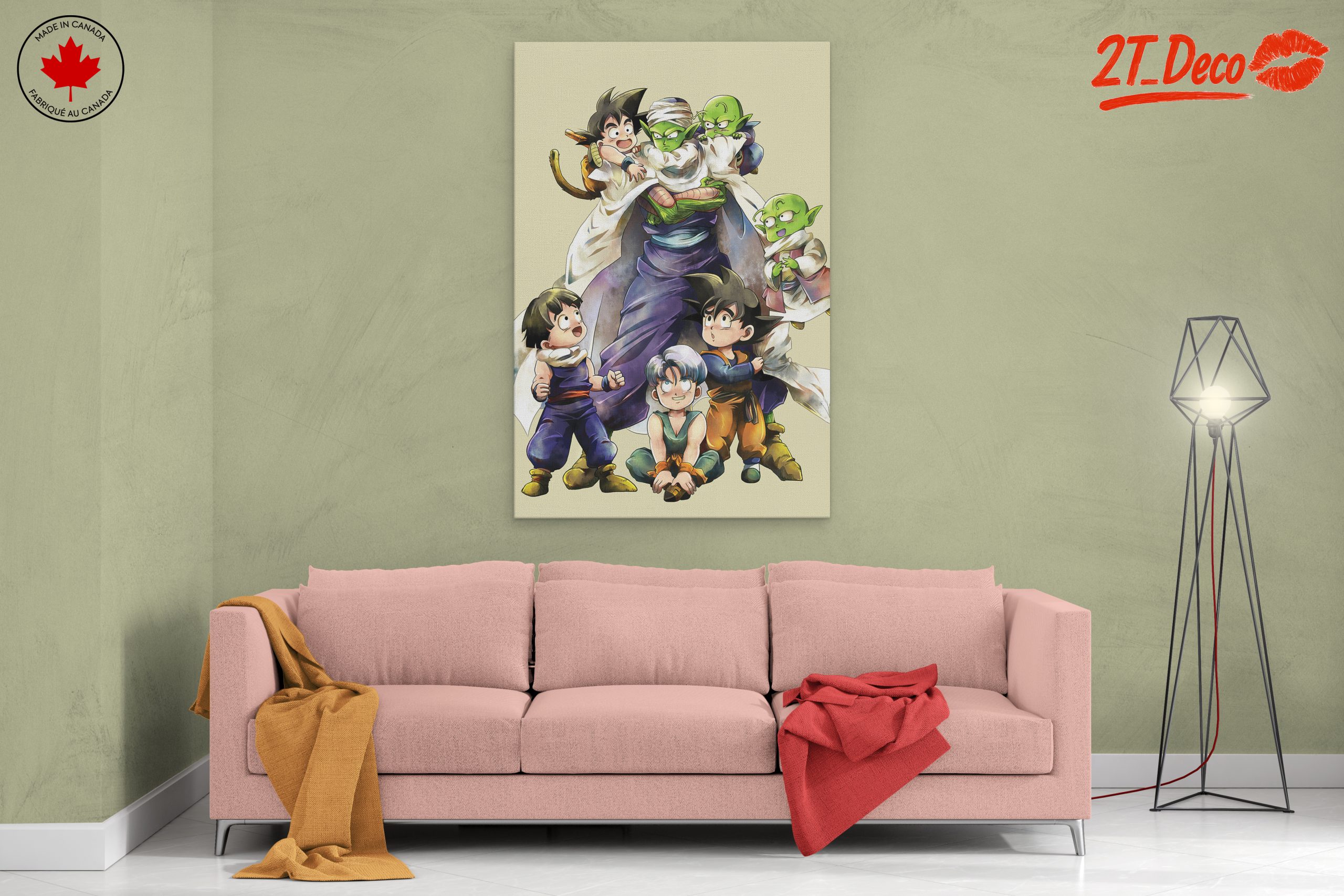 Dragon Ball Characters in Playful Scene - Image 2