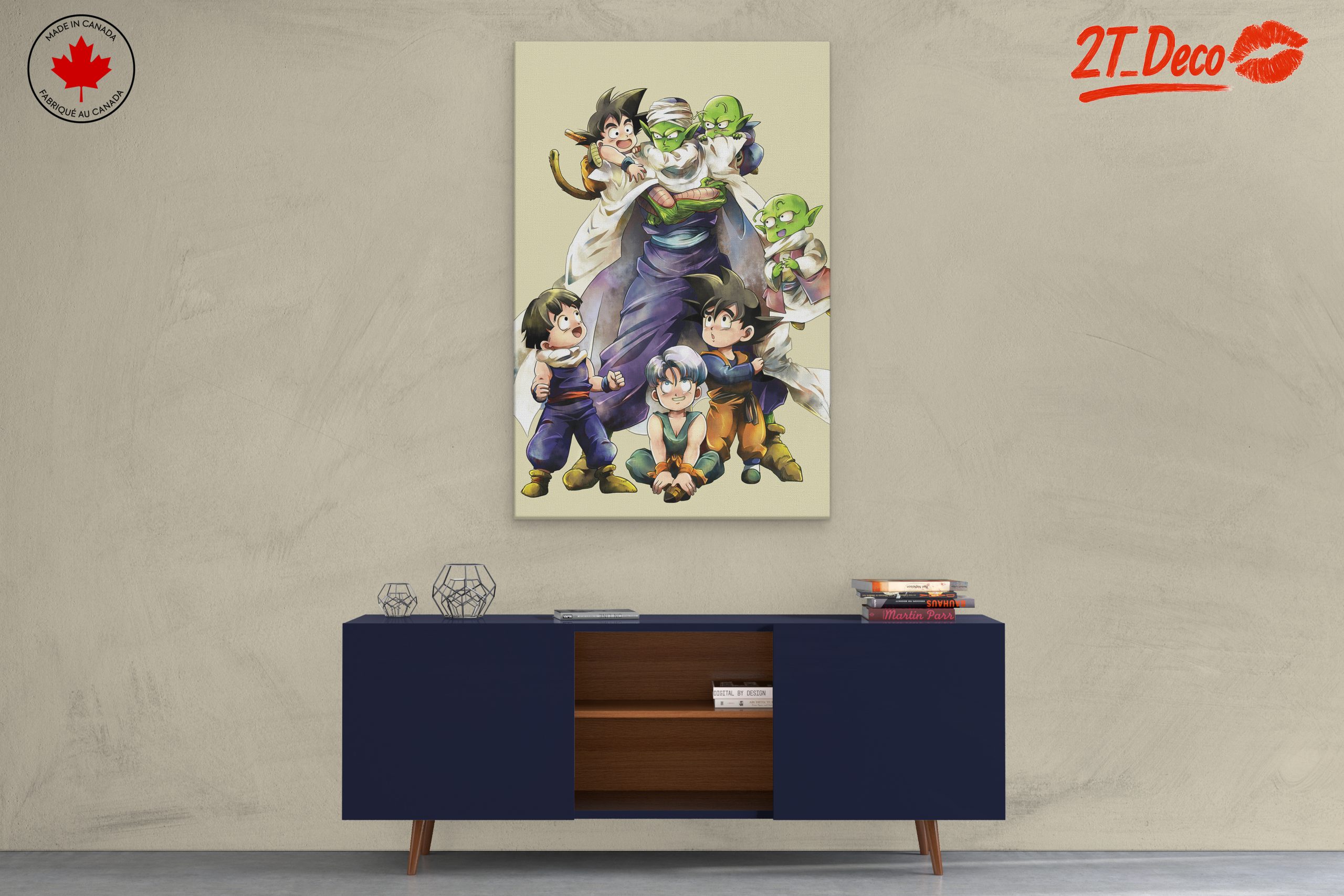 Dragon Ball Characters in Playful Scene - Image 3