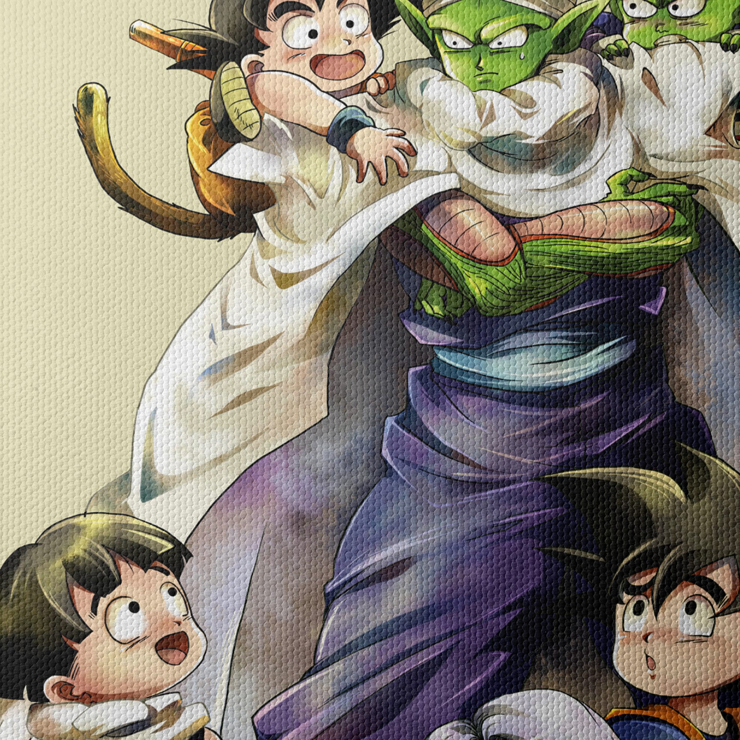 Dragon Ball Characters in Playful Scene - Image 4