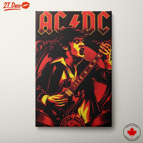 AC/DC Iconic Rock Band Art