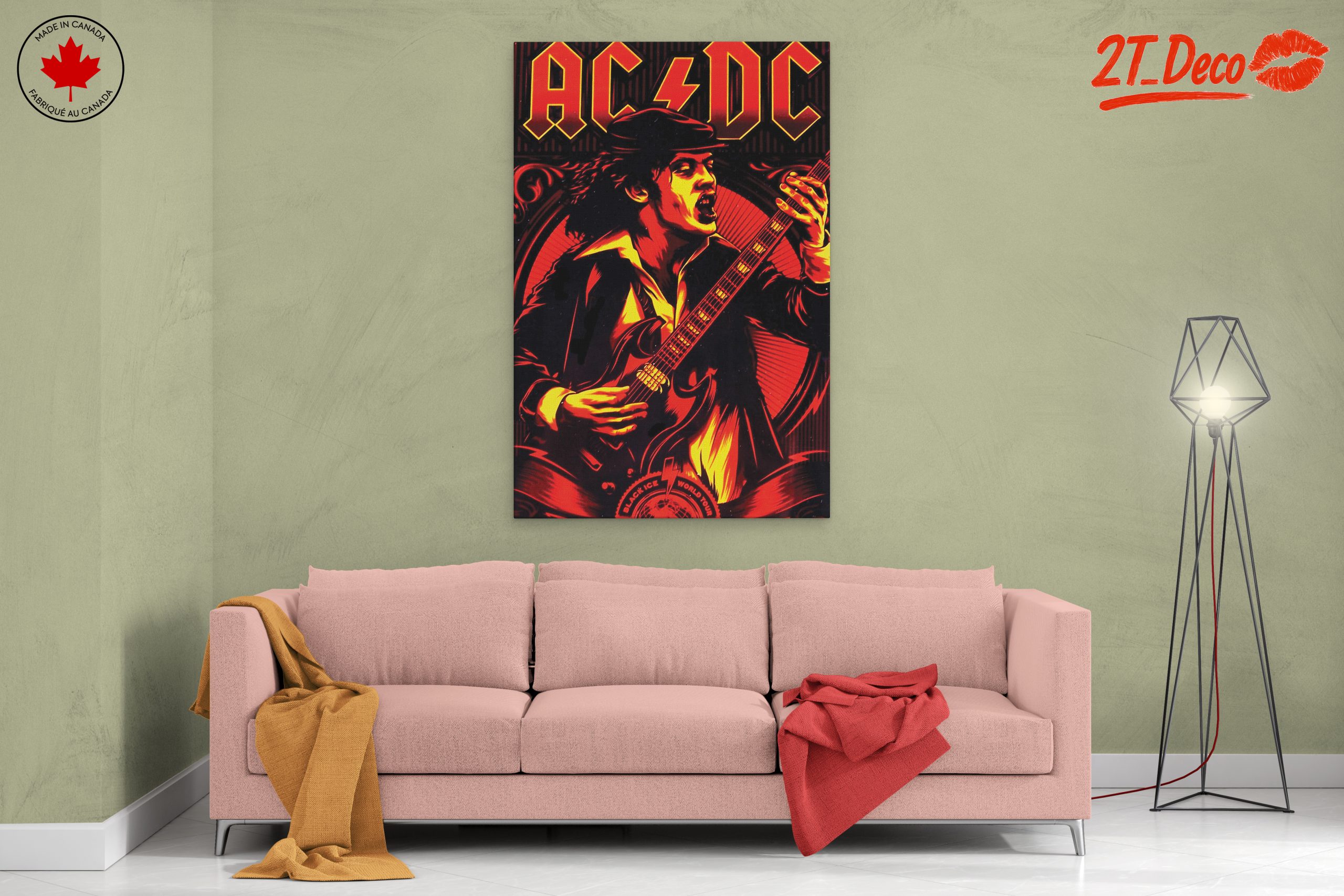 AC/DC Iconic Rock Band Art - Image 2