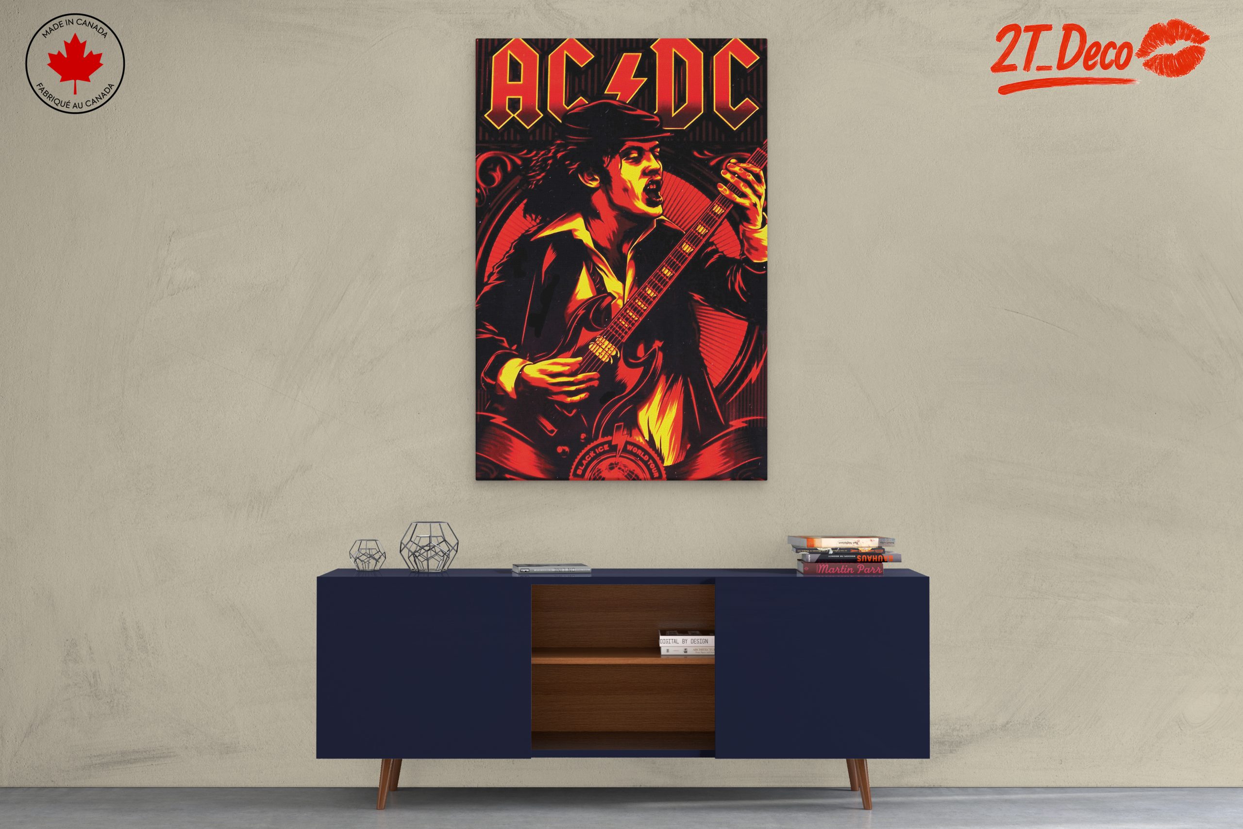 AC/DC Iconic Rock Band Art - Image 3