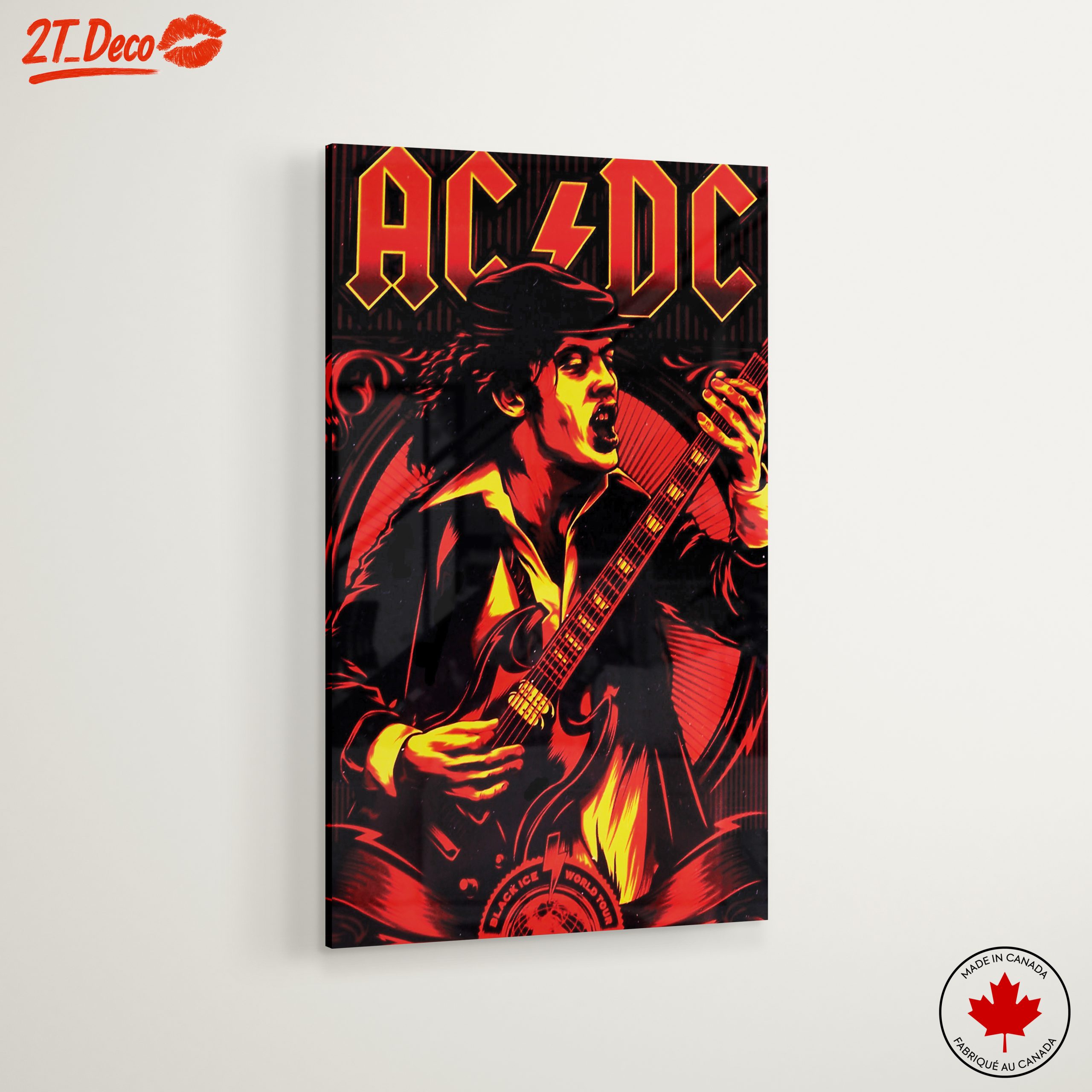 AC/DC Iconic Rock Band Art - Image 6