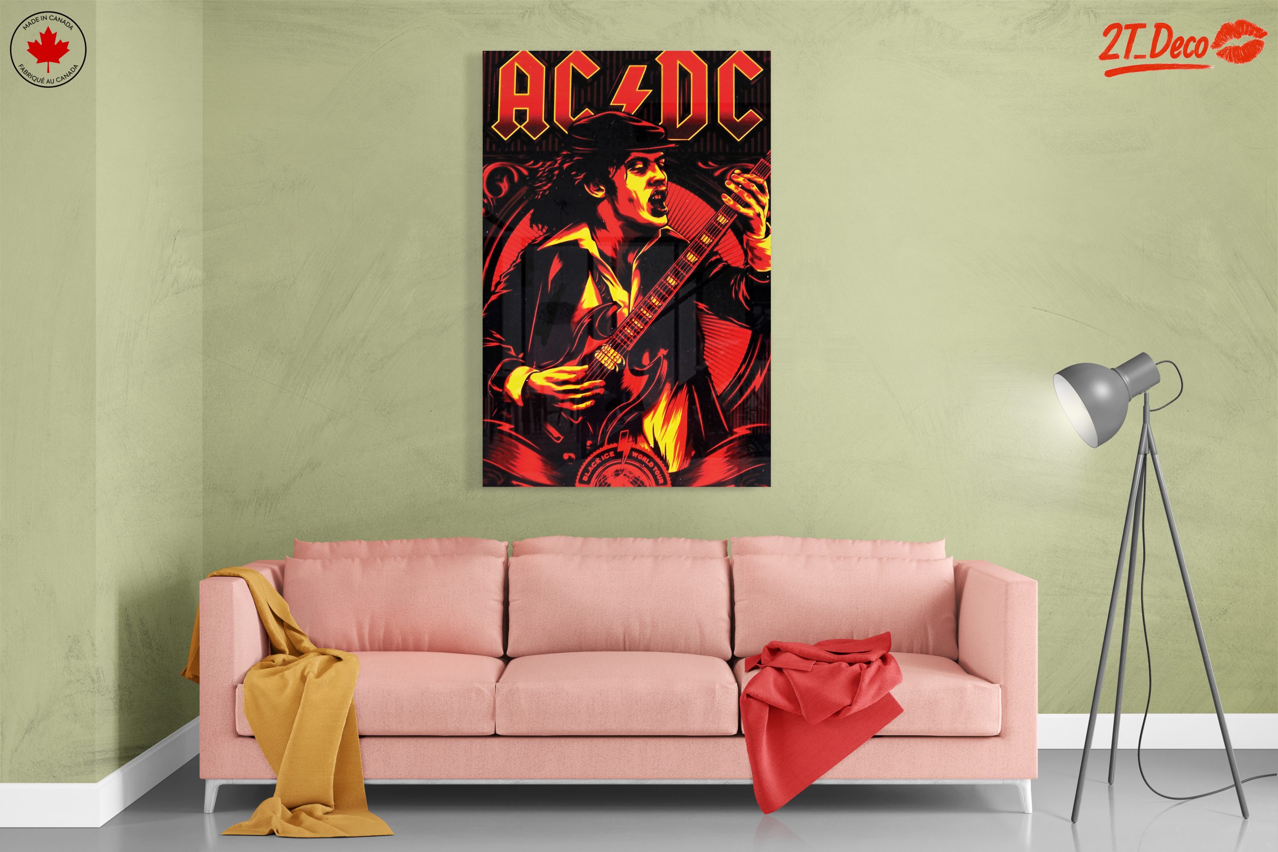 AC/DC Iconic Rock Band Art - Image 7
